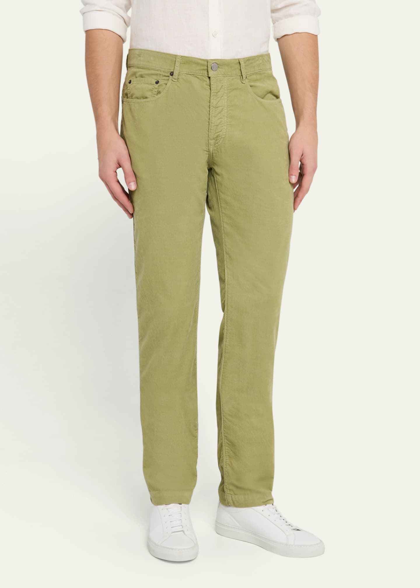 Men's Corduroy 5-Pocket Pants - Thumbnail 4