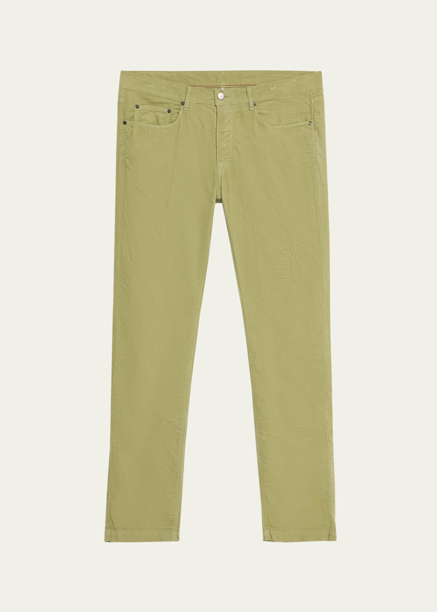 Men's Corduroy 5-Pocket Pants - Thumbnail 1