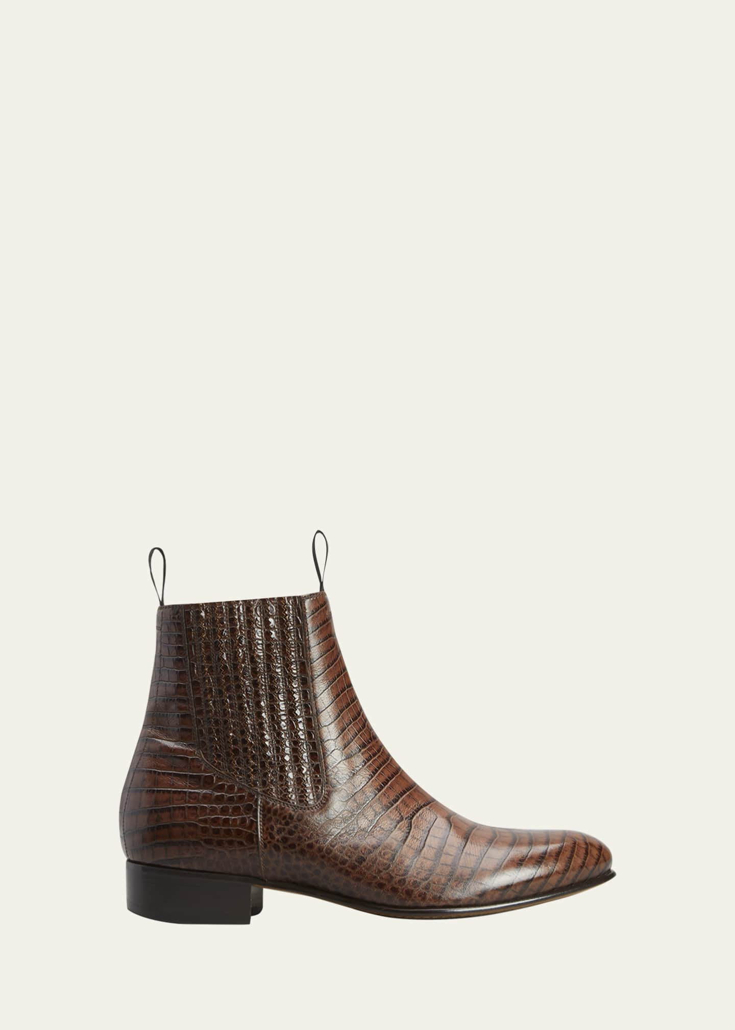 Hula hop Breddegrad Forbedring TOM FORD Men's Kurt Alligator-Printed Leather Chelsea Boots - Bergdorf  Goodman