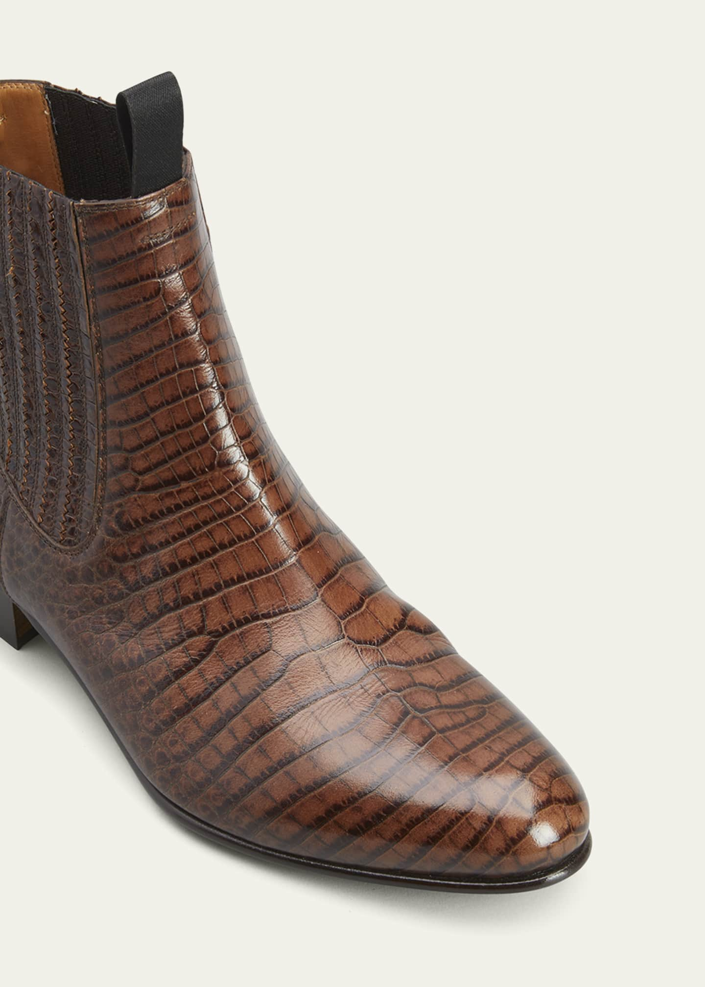 TOM FORD Men's Kurt Alligator-Printed Leather Chelsea Boots - Bergdorf  Goodman