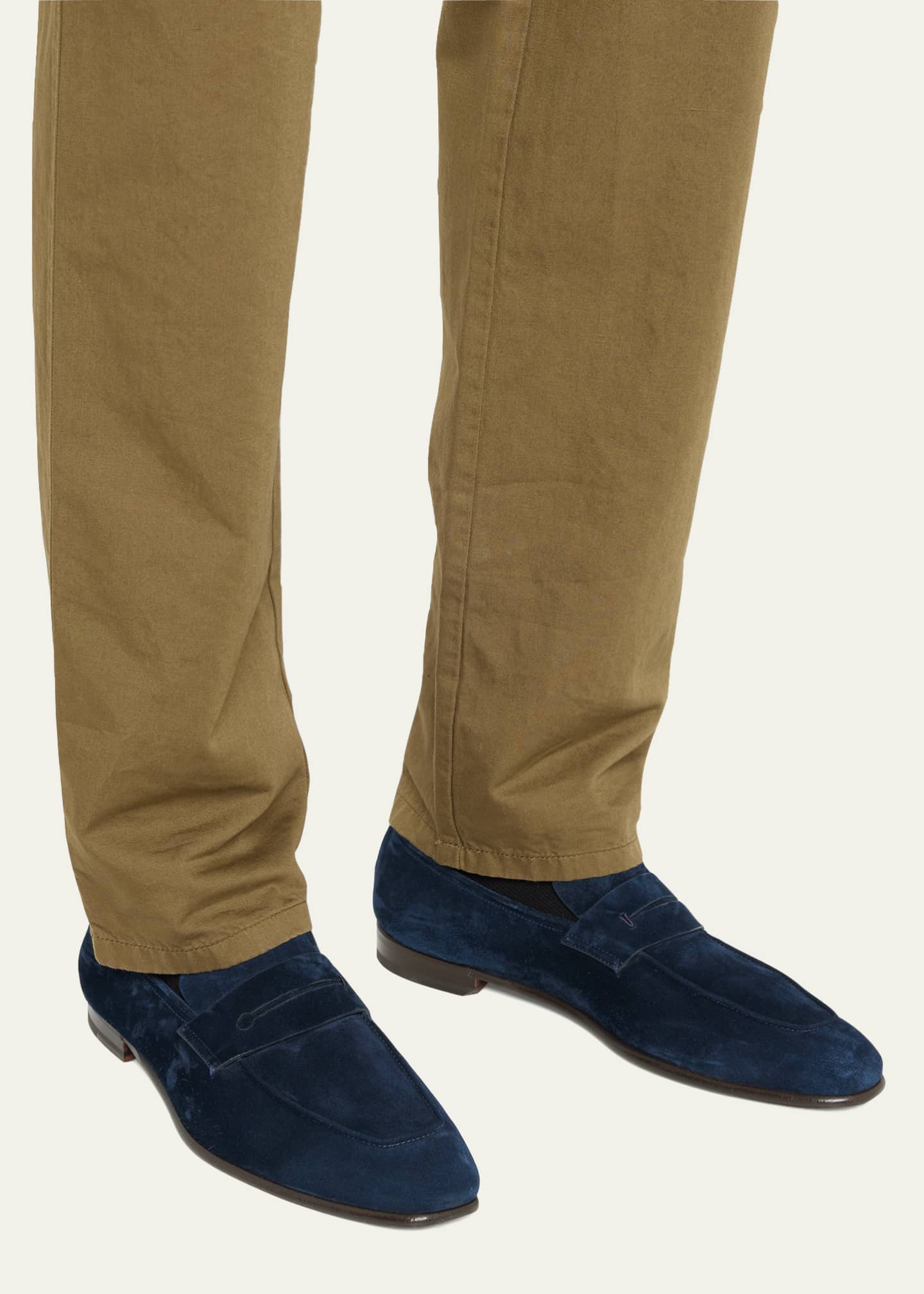 Zegna suede loafers clearance