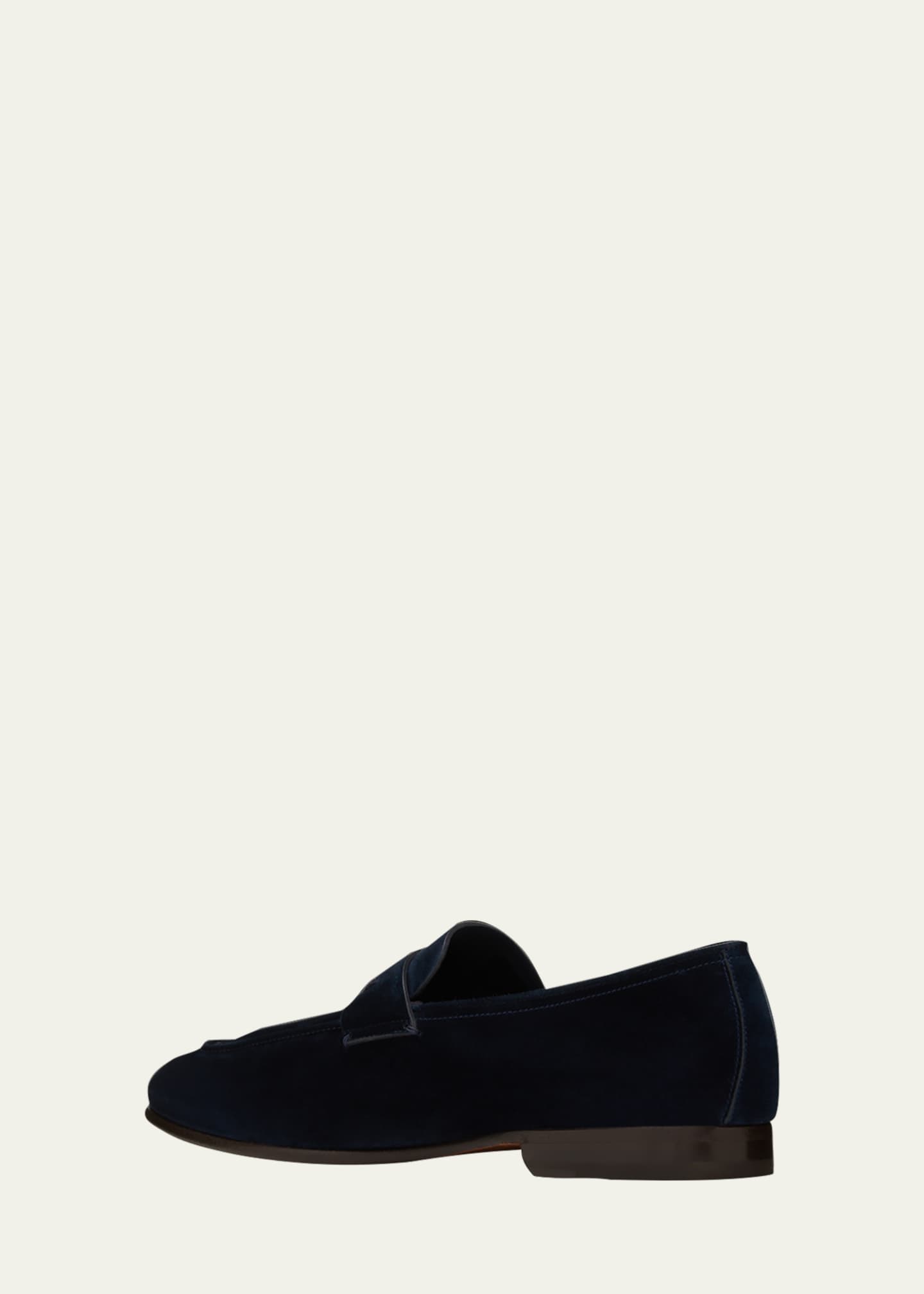 ZEGNA Men s Suede Penny Loafers Bergdorf Goodman