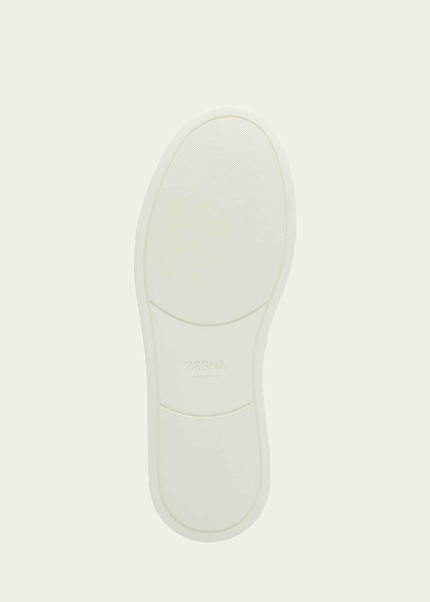 ZEGNA Men's Triple Stitch Suede Sneakers Image 7 of 8