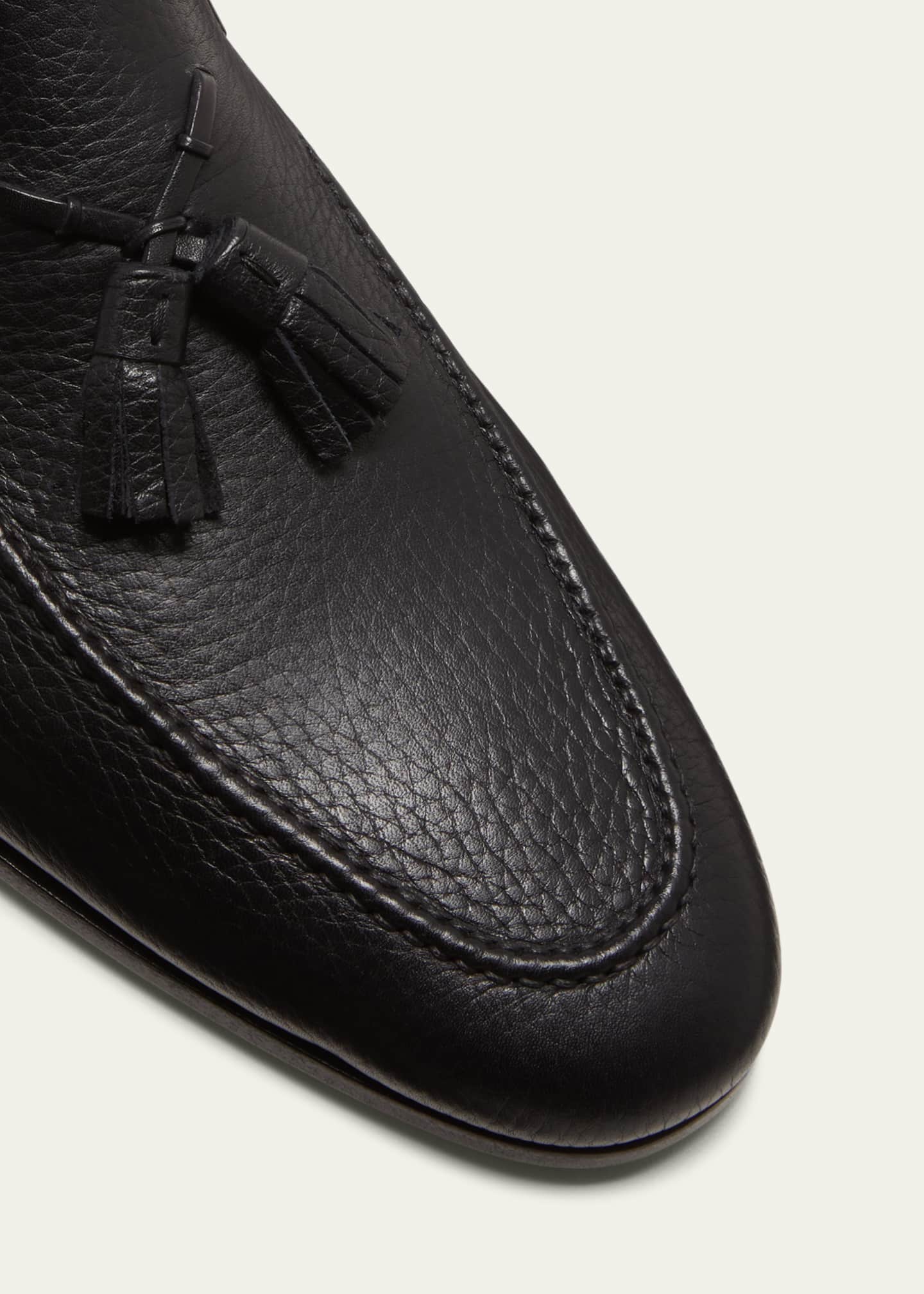 Magnanni Men's Seneca Grained Leather Tassel Loafers - Bergdorf Goodman