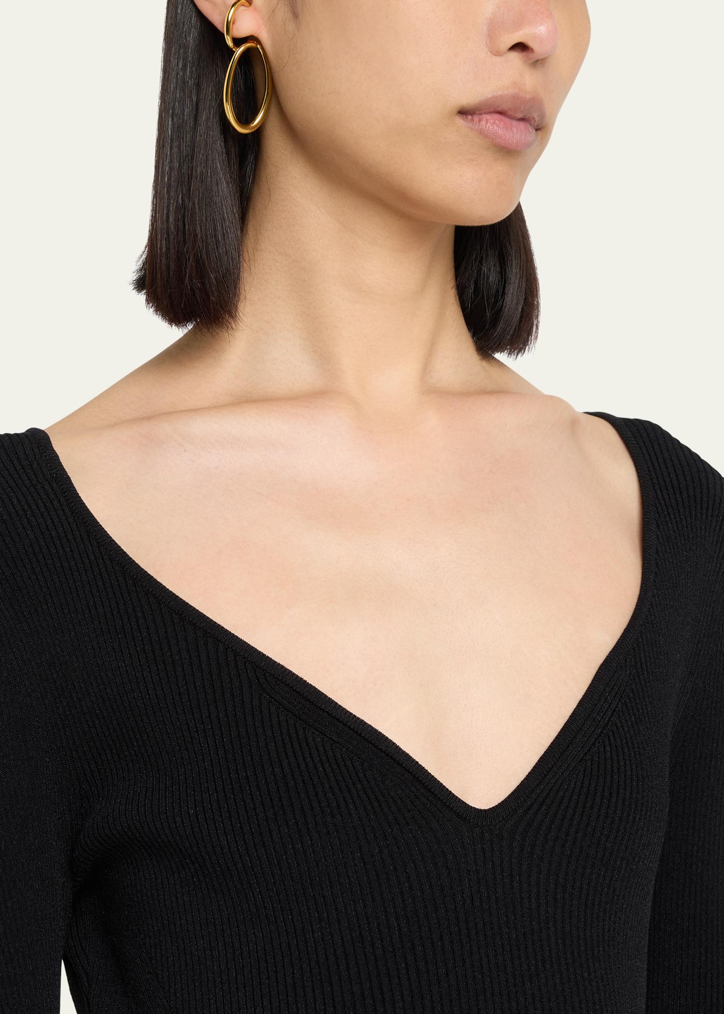 Charlotte Chesnais Delta Earring in Gold Plating, Single 