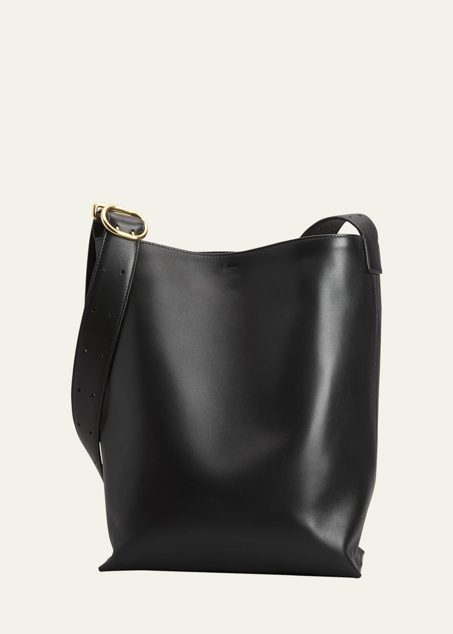 Jil Sander Cannolo Small Smooth Calfskin Tote Bag