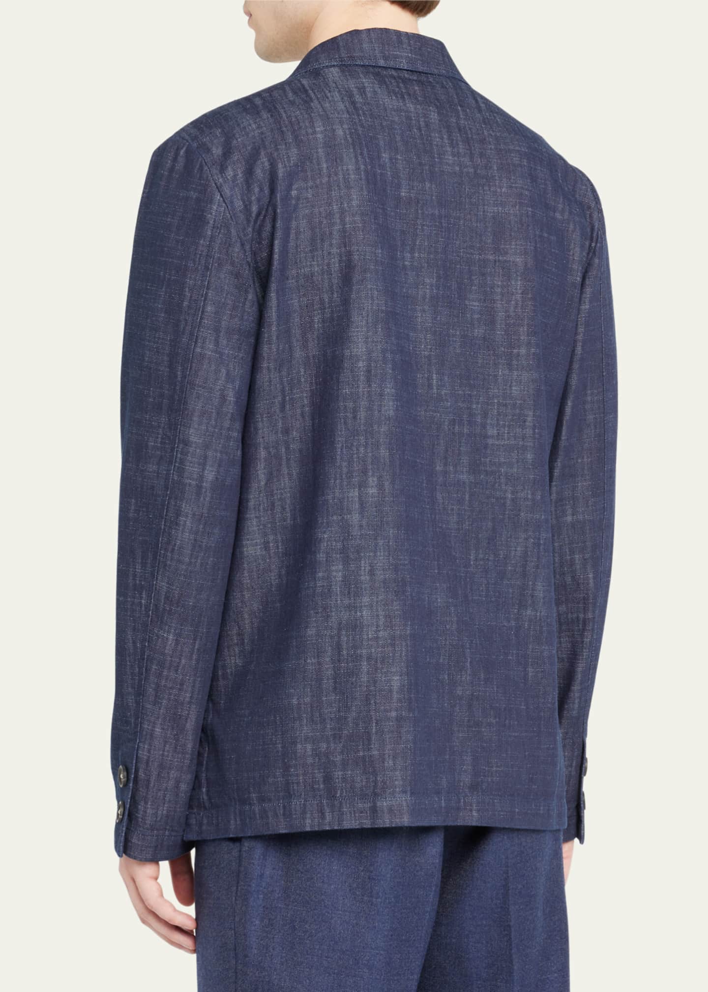 Massimo Alba Men's Selvedge Denim Jacket - Bergdorf Goodman
