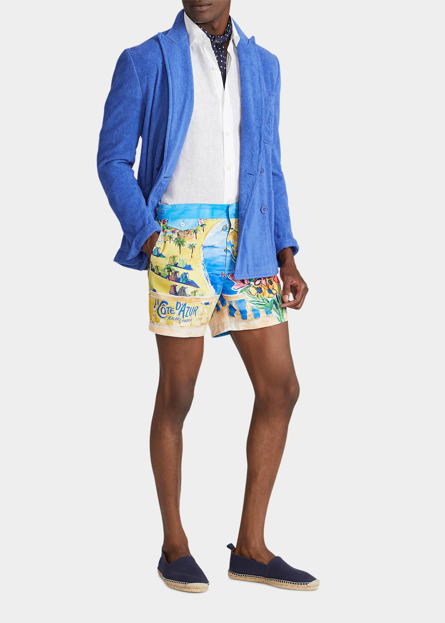 Ralph Lauren Purple Label Men's Mayfair Swim Trunks, 5" Inseam