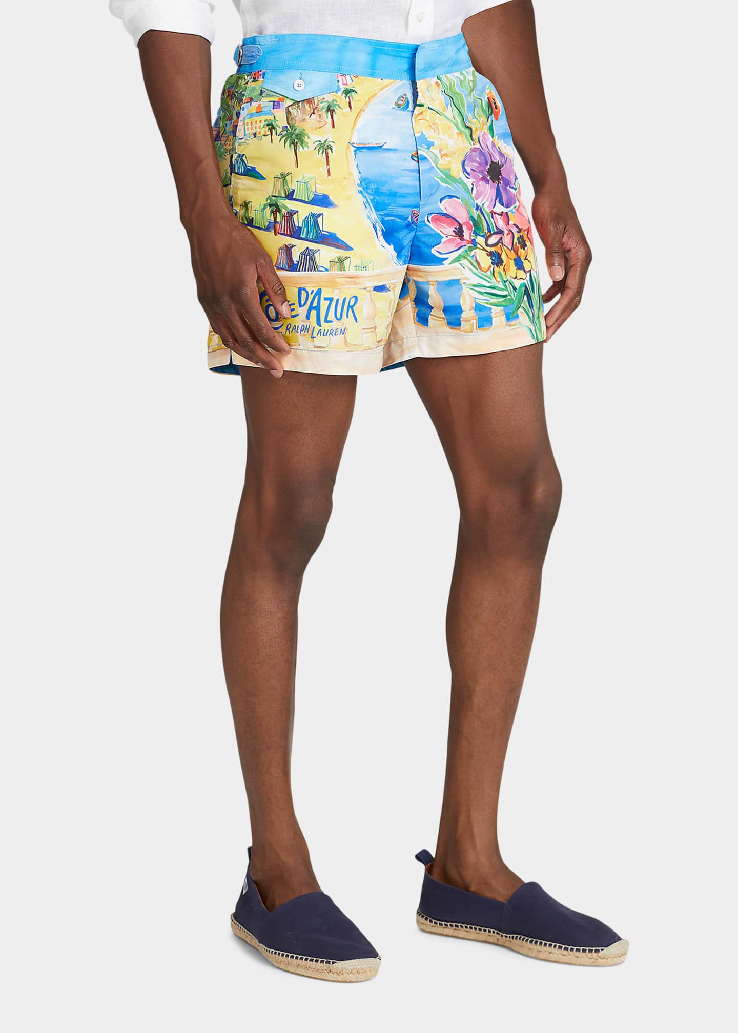 Ralph Lauren Purple Label Men's Mayfair Swim Trunks, 5" Inseam