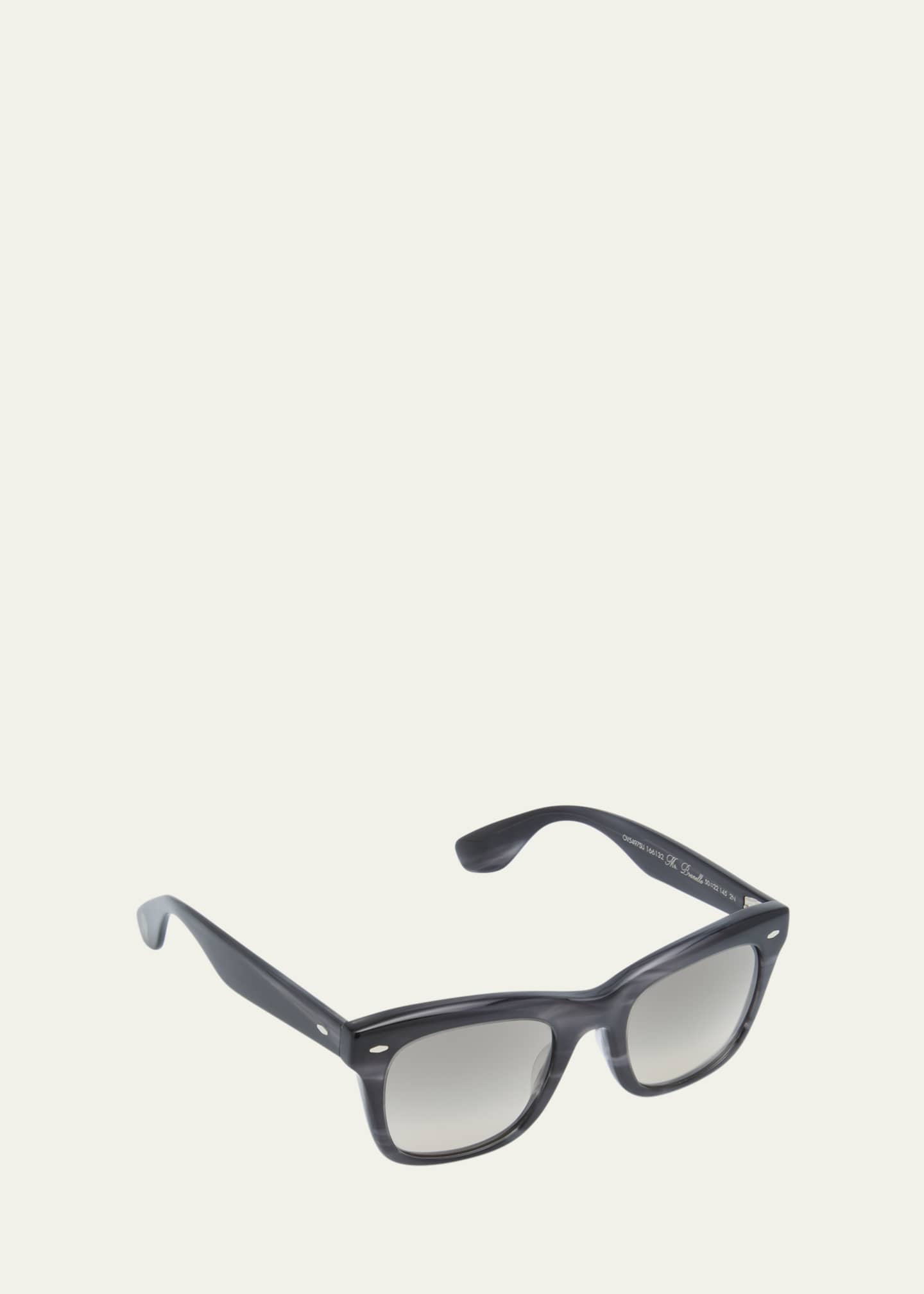 Oliver Peoples x Brunello Cucinelli Men's Mr. Brunello Rectangle