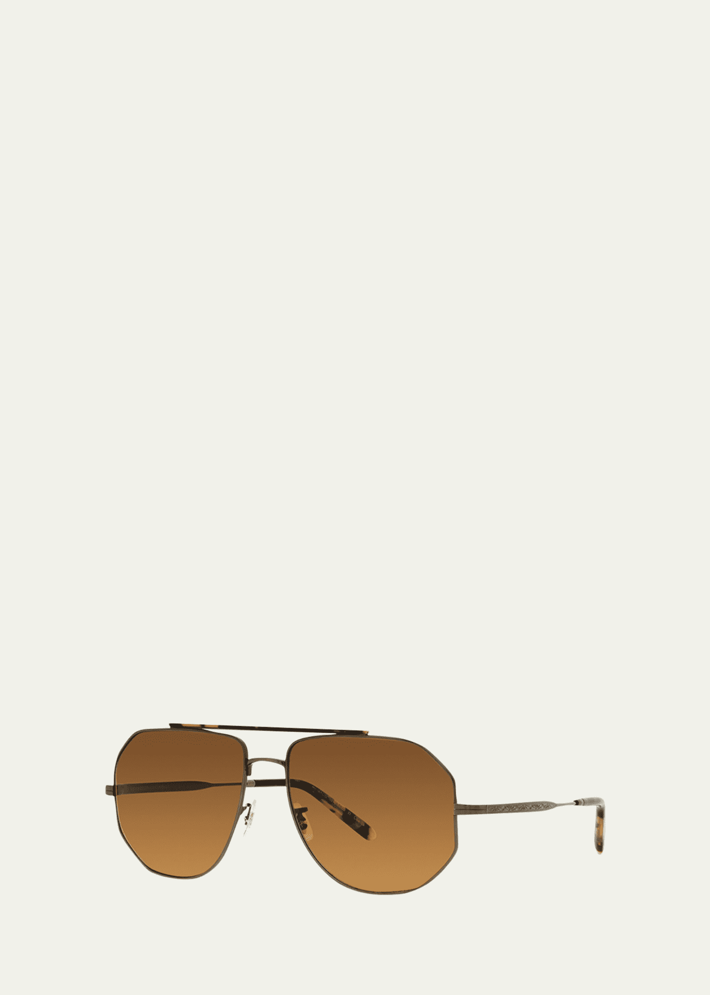 Oliver Peoples x Brunello Cucinelli Men's Moraldo Double Bridge Sunglasses  - Bergdorf Goodman