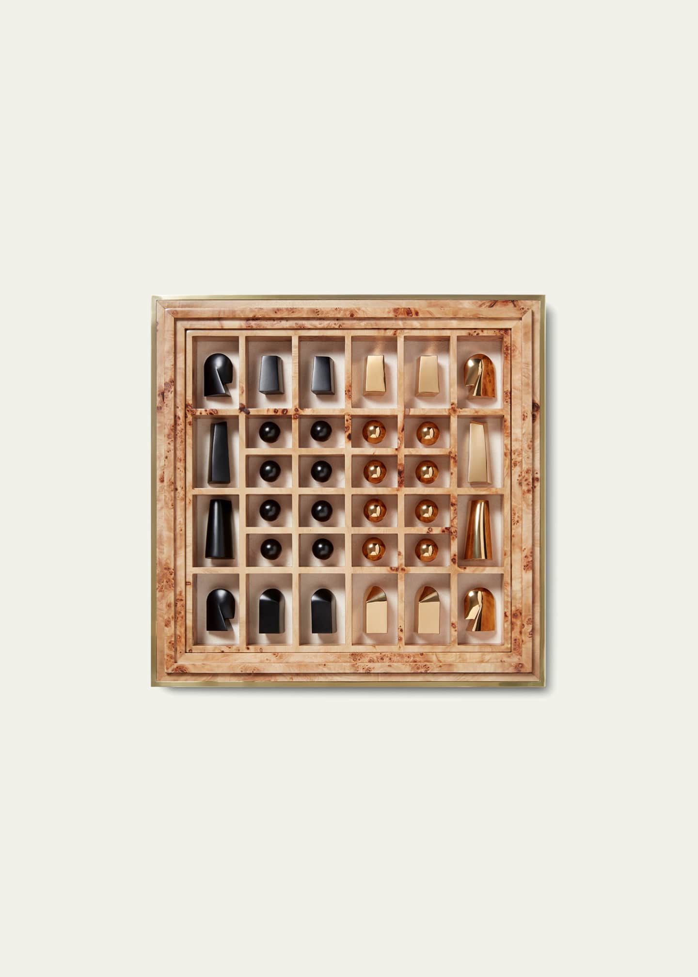AERIN Colette Cane Chess Set Image 4 of 5