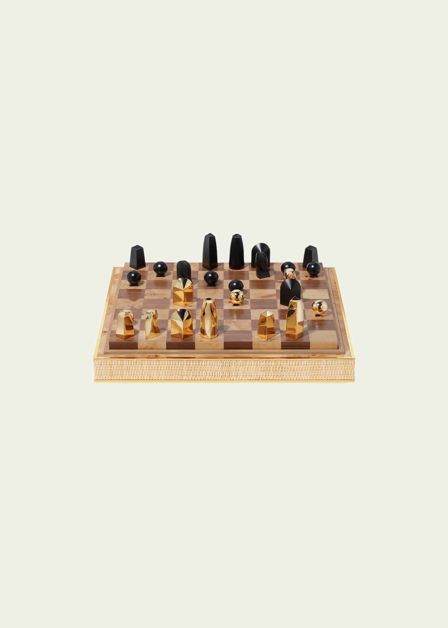 AERIN Colette Cane Chess Set Image 1 of 5