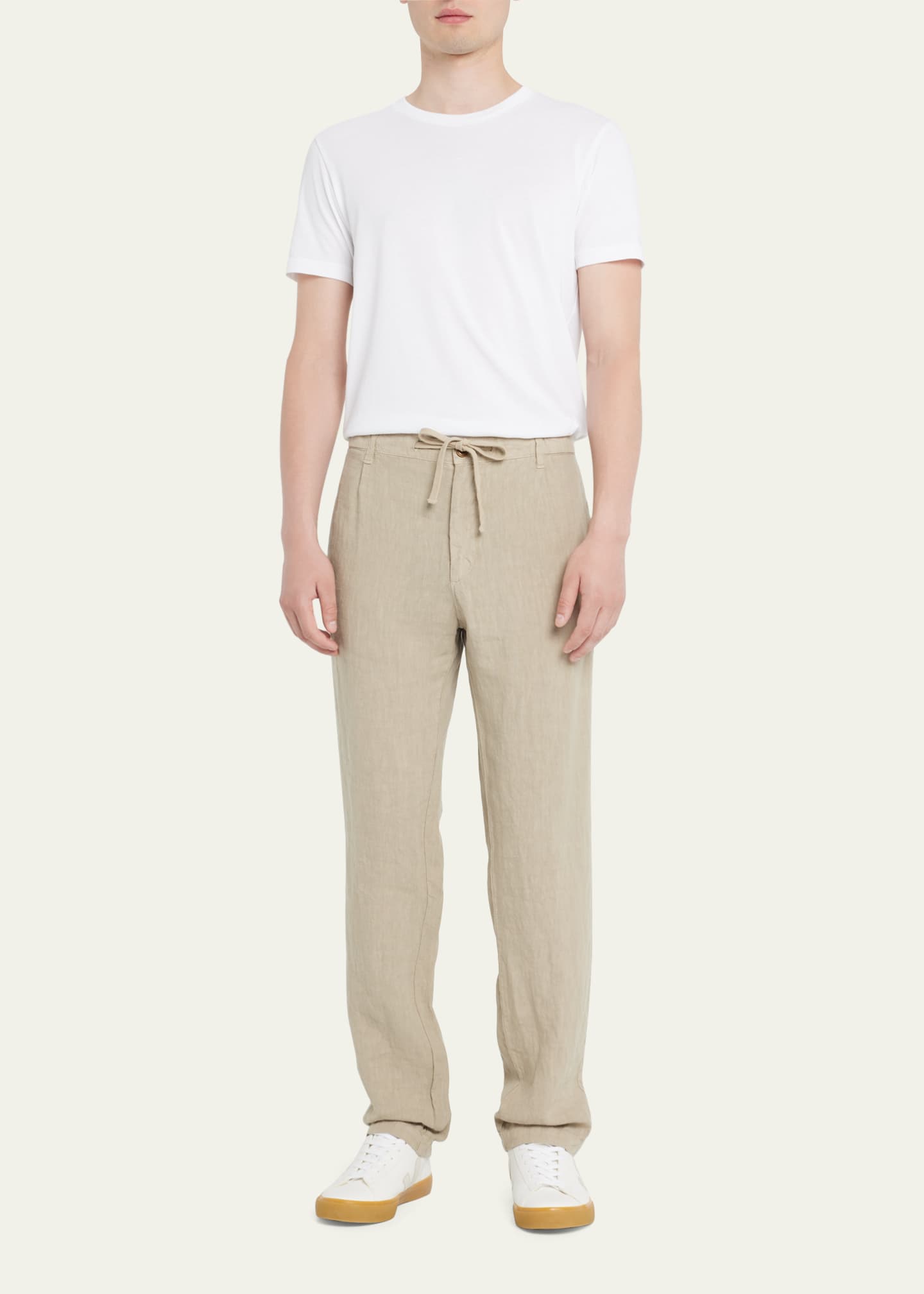 Hartford Men's Linen Drawstring Pants Bergdorf Goodman