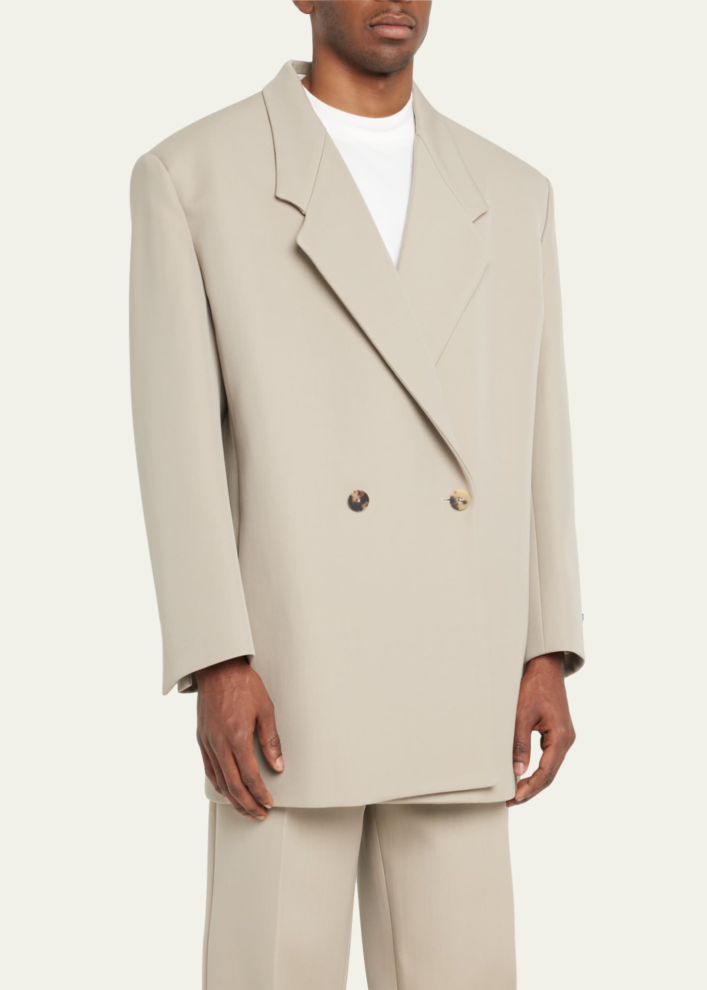 Fear of God Men's California Heavy Twill Double-Breasted Blazer