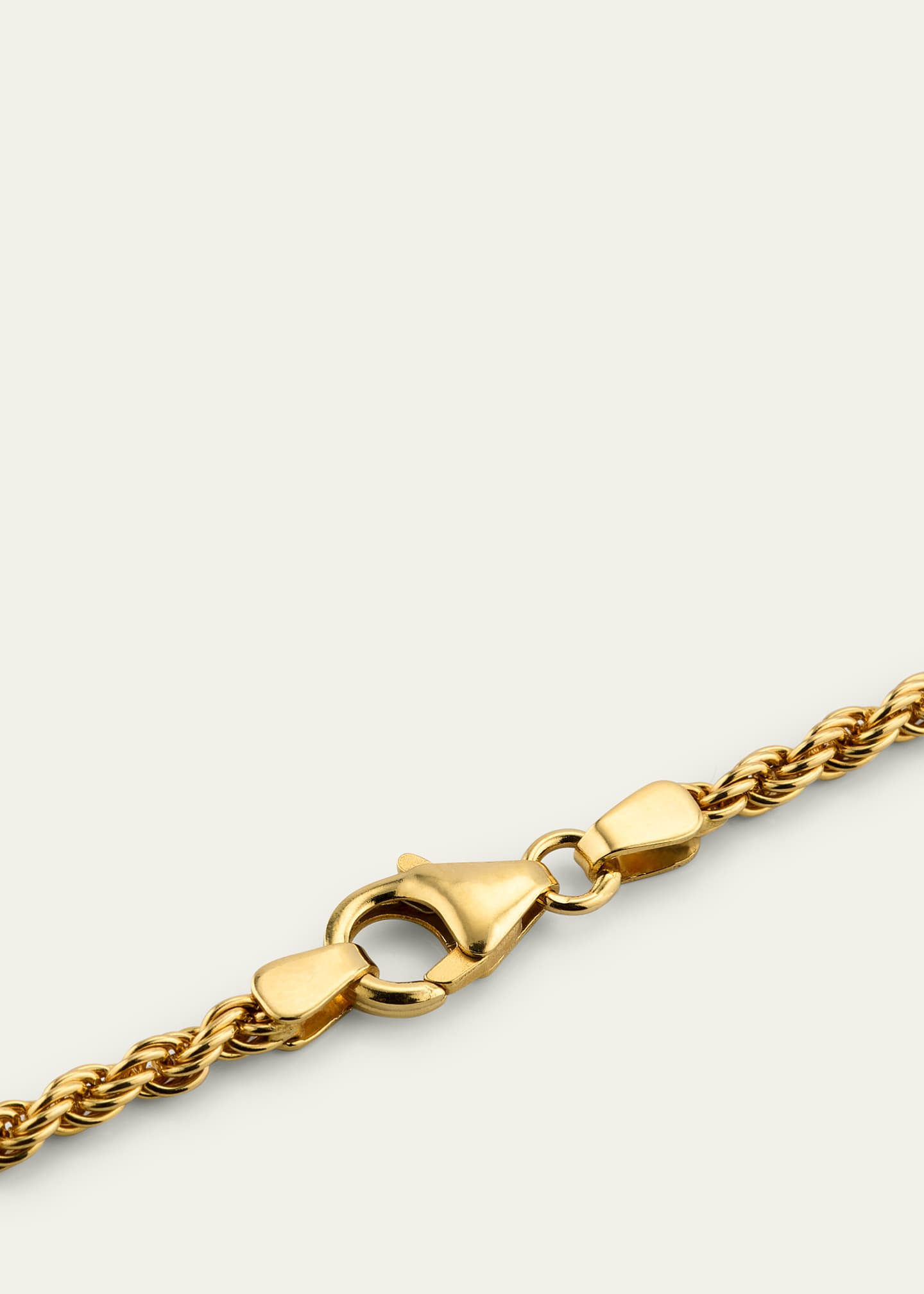 Bergdorf Goodman Men's 14K Yellow Gold Rope Chain Necklace, 24in Image 4 of 4