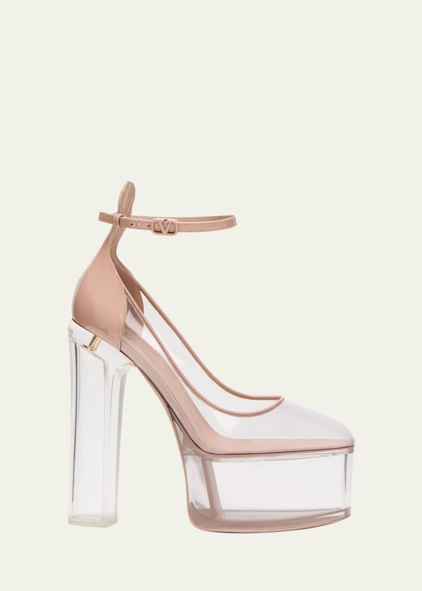 Valentino clear sandals best sale