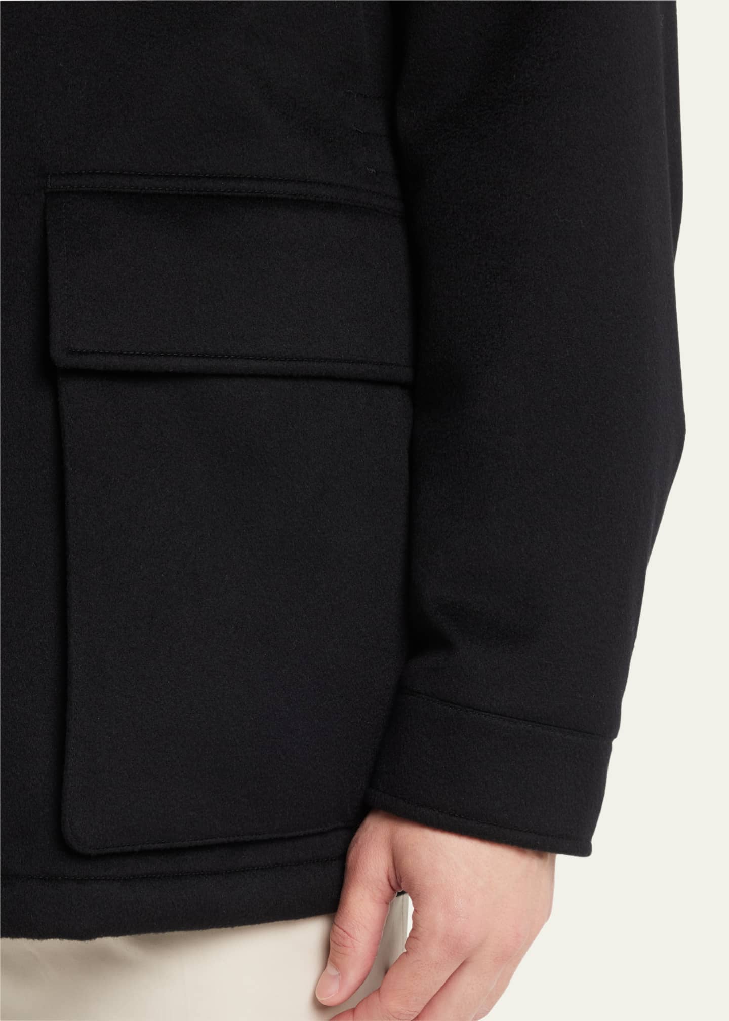ZEGNA Men's Oasi Cashmere Elements Coat - Bergdorf Goodman