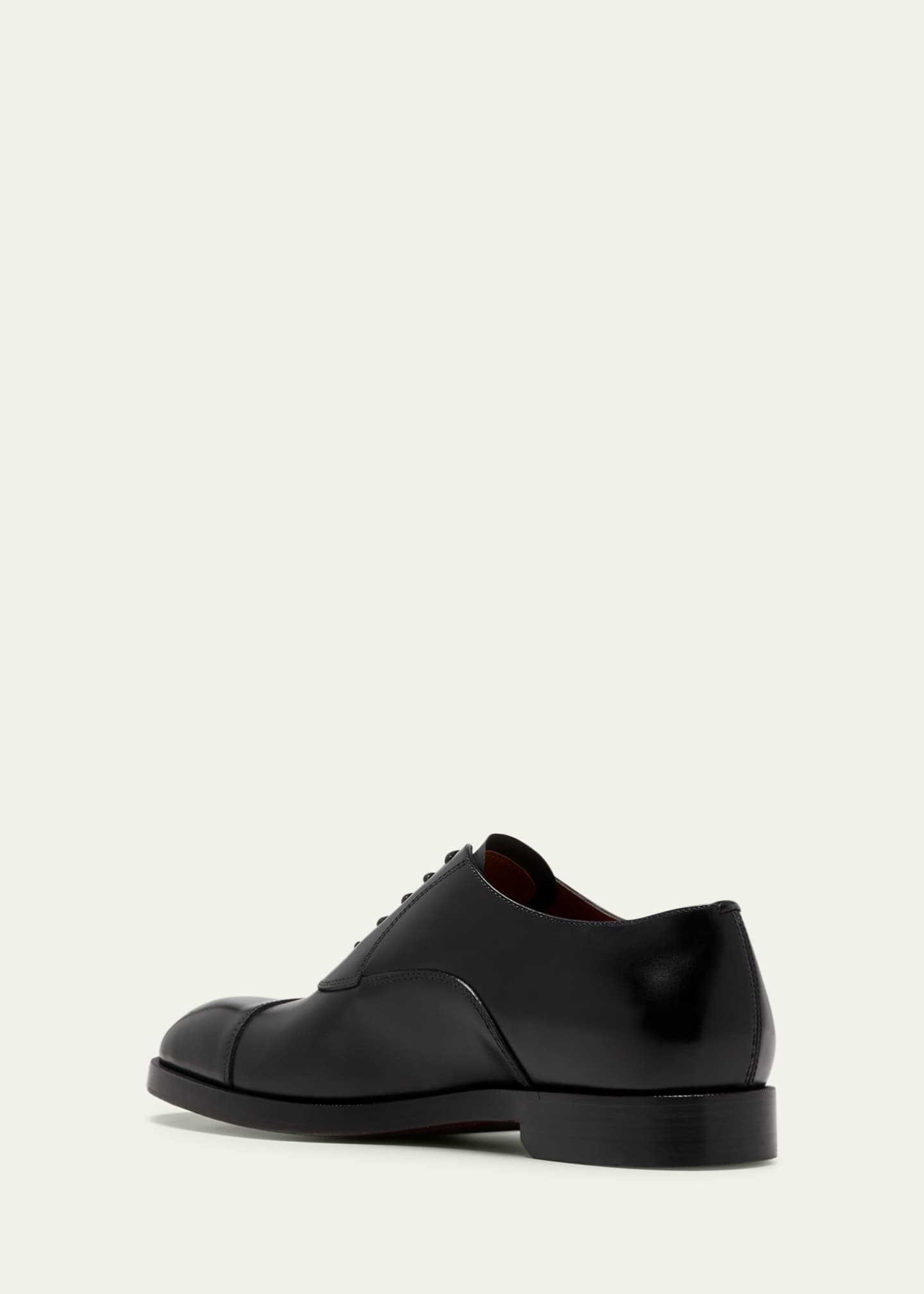 ZEGNA Men's Torino Cap Toe Leather Oxfords Image 4 of 7