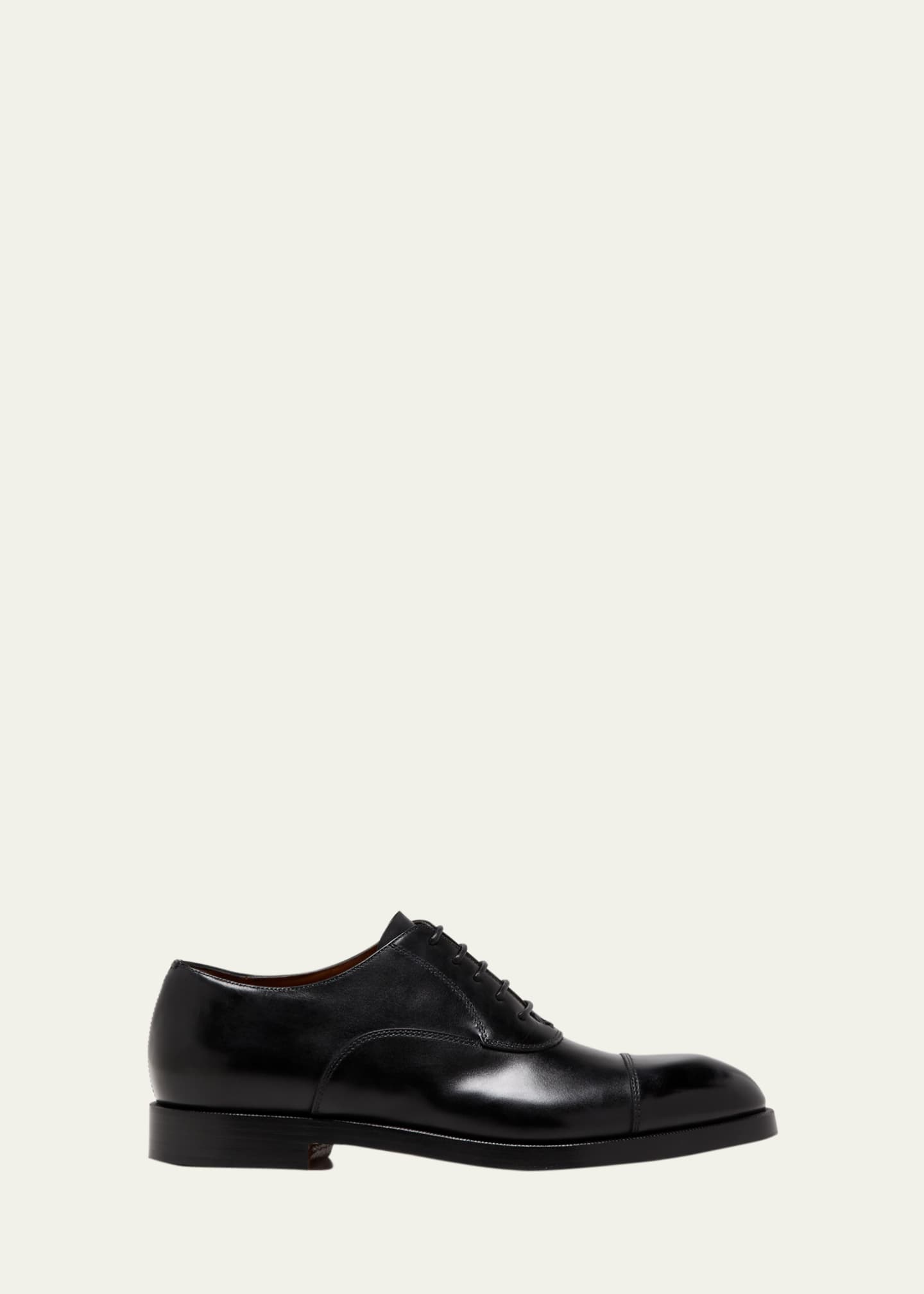 Zegna Torino Leather Oxford Shoes - Farfetch