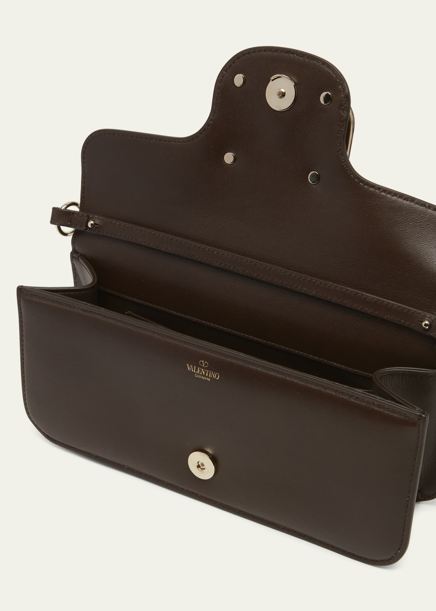 Valentino Garavani Loco Mini Vlogo Leather Top-Handle Bag