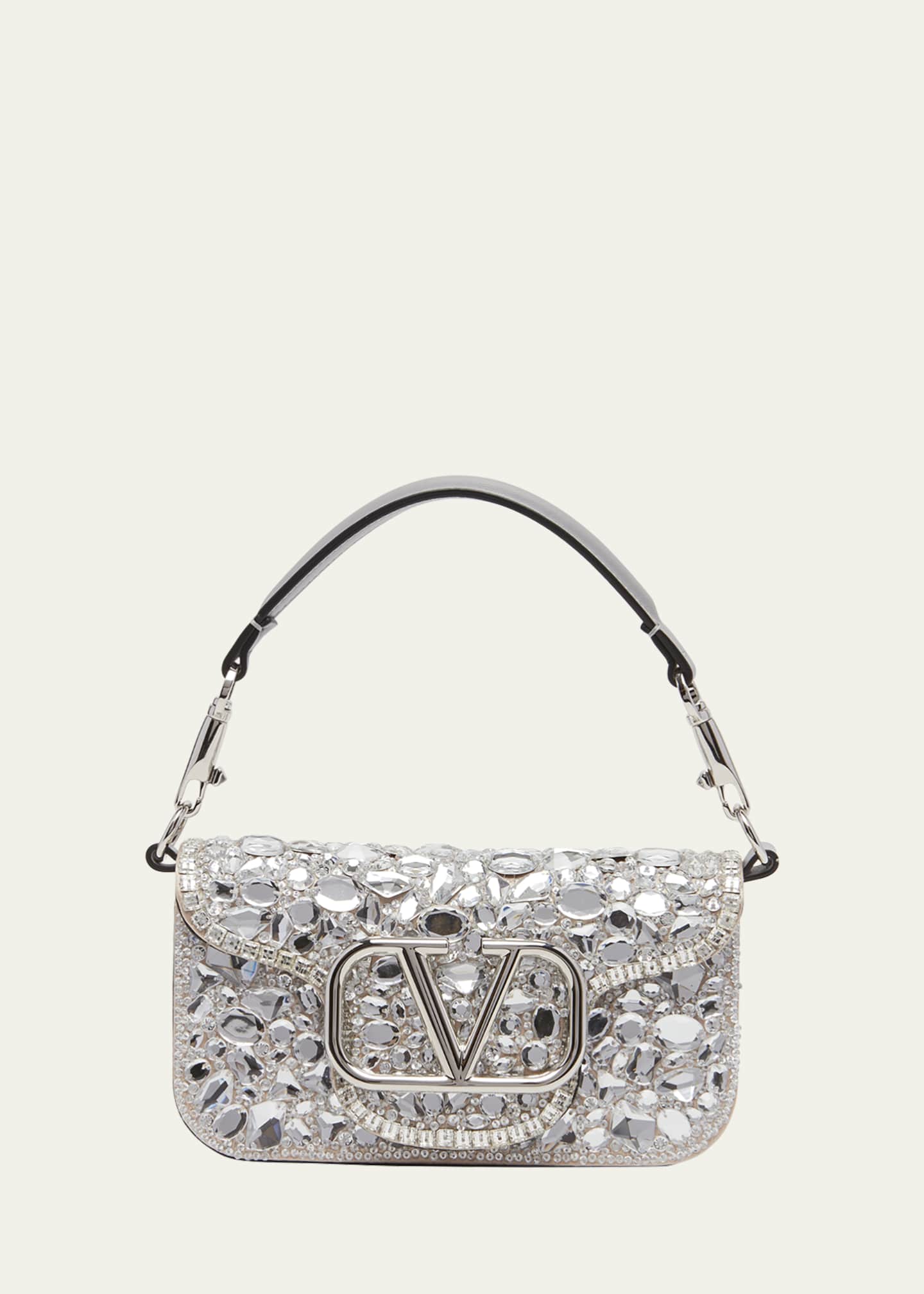 Valentino Garavani Rockstud Spike Small Metallic Leather Shoulder Bag -  Bergdorf Goodman