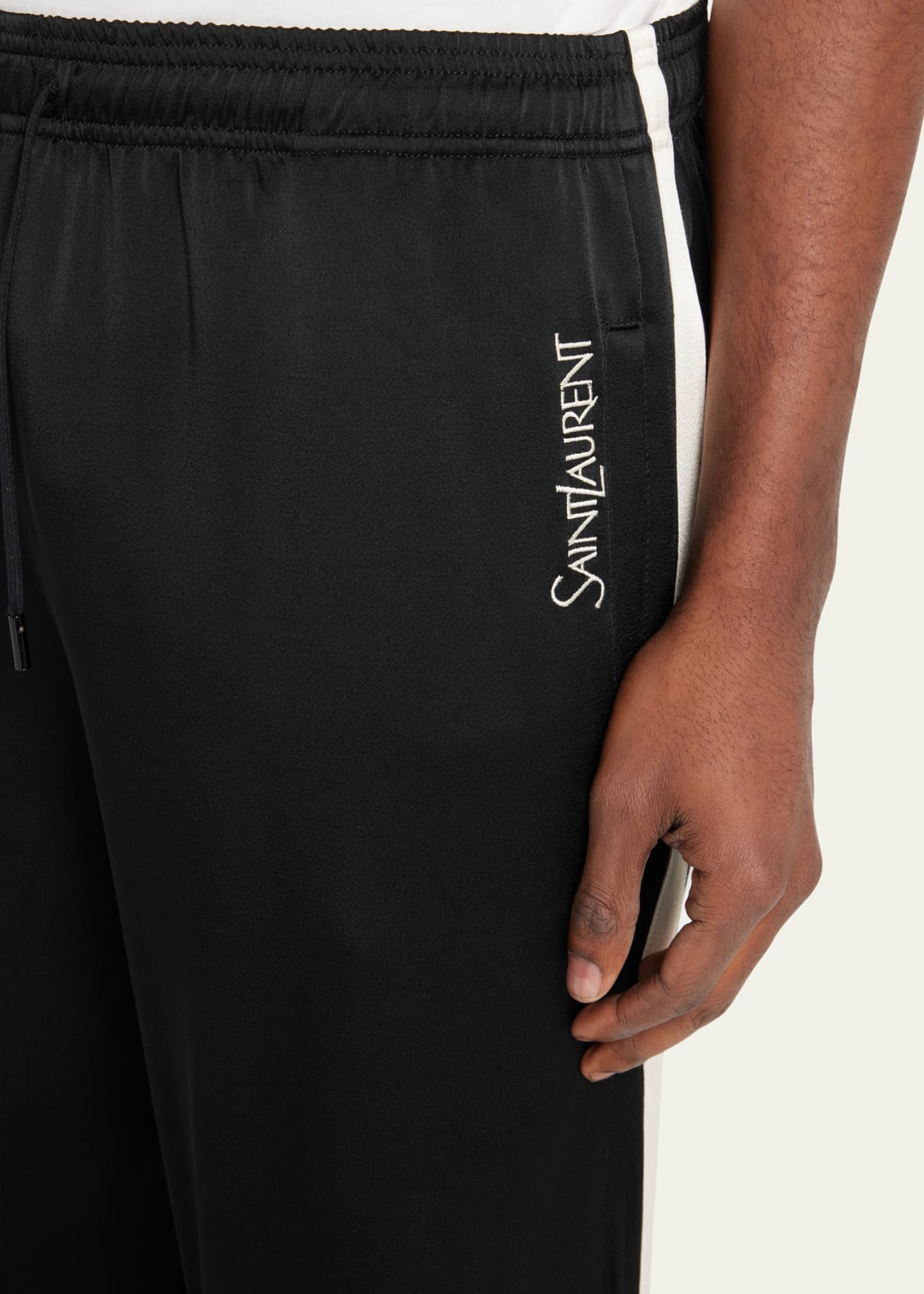Saint Laurent Men s Jersey Track Pants