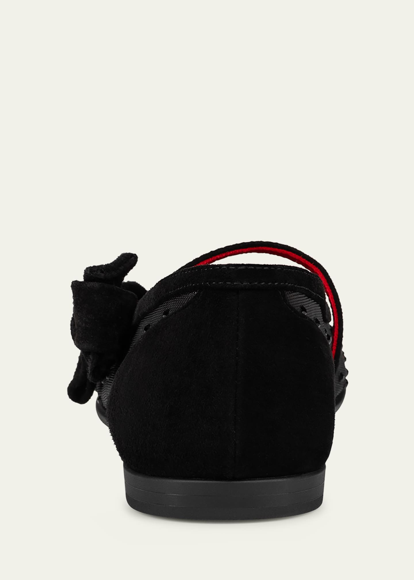 Christian Louboutin Girl's Melodie Strauss Embellished Ballerina Flats, Toddlers/Kids Image 2 of 6