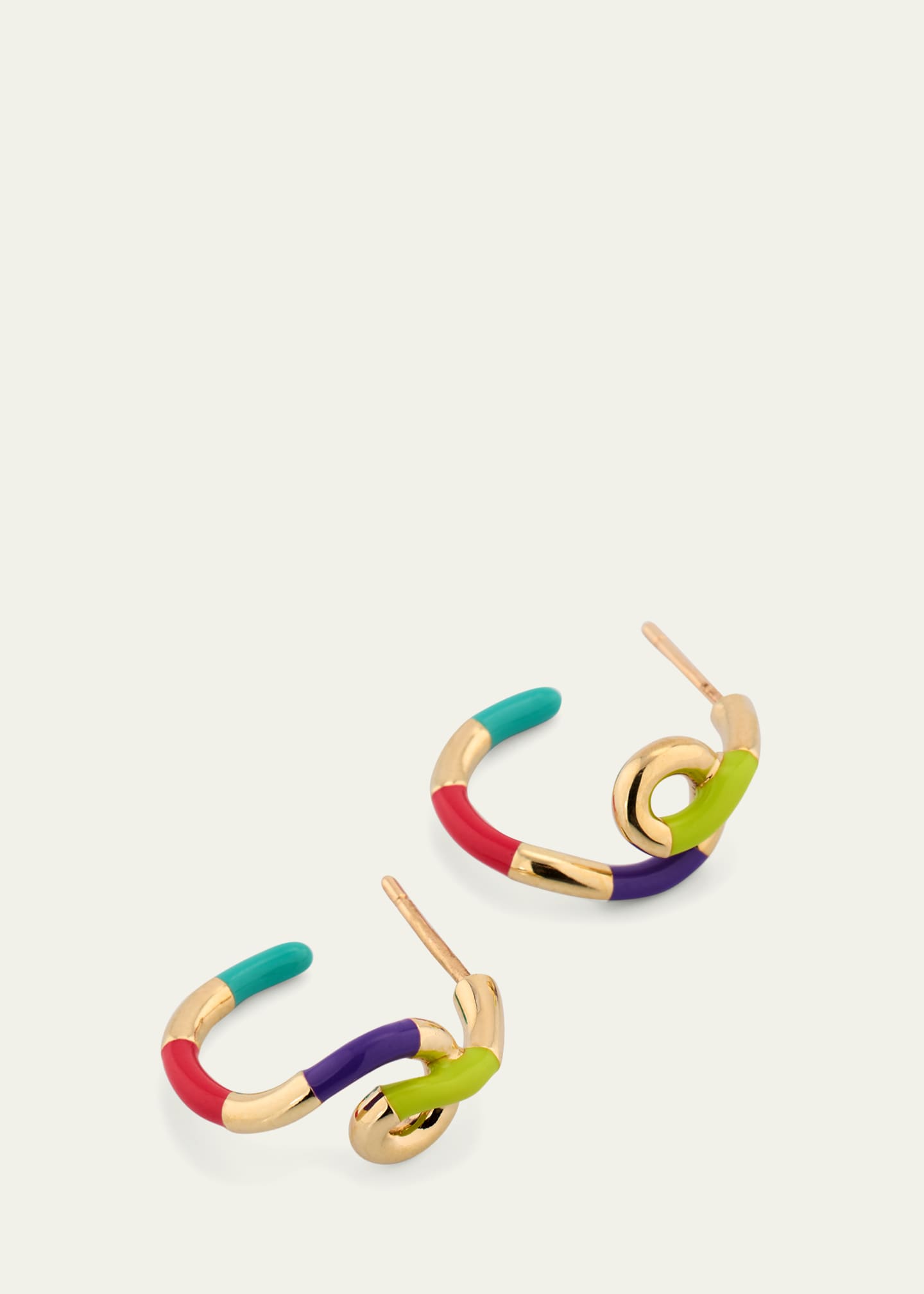 Bea Bongiasca Multi Frequency Hoop Earrings Image 3 of 4