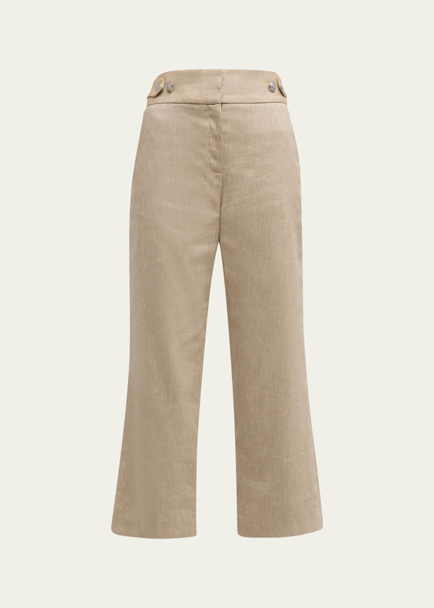 Veronica Beard Aubrie Linen Pants Image 1 of 5