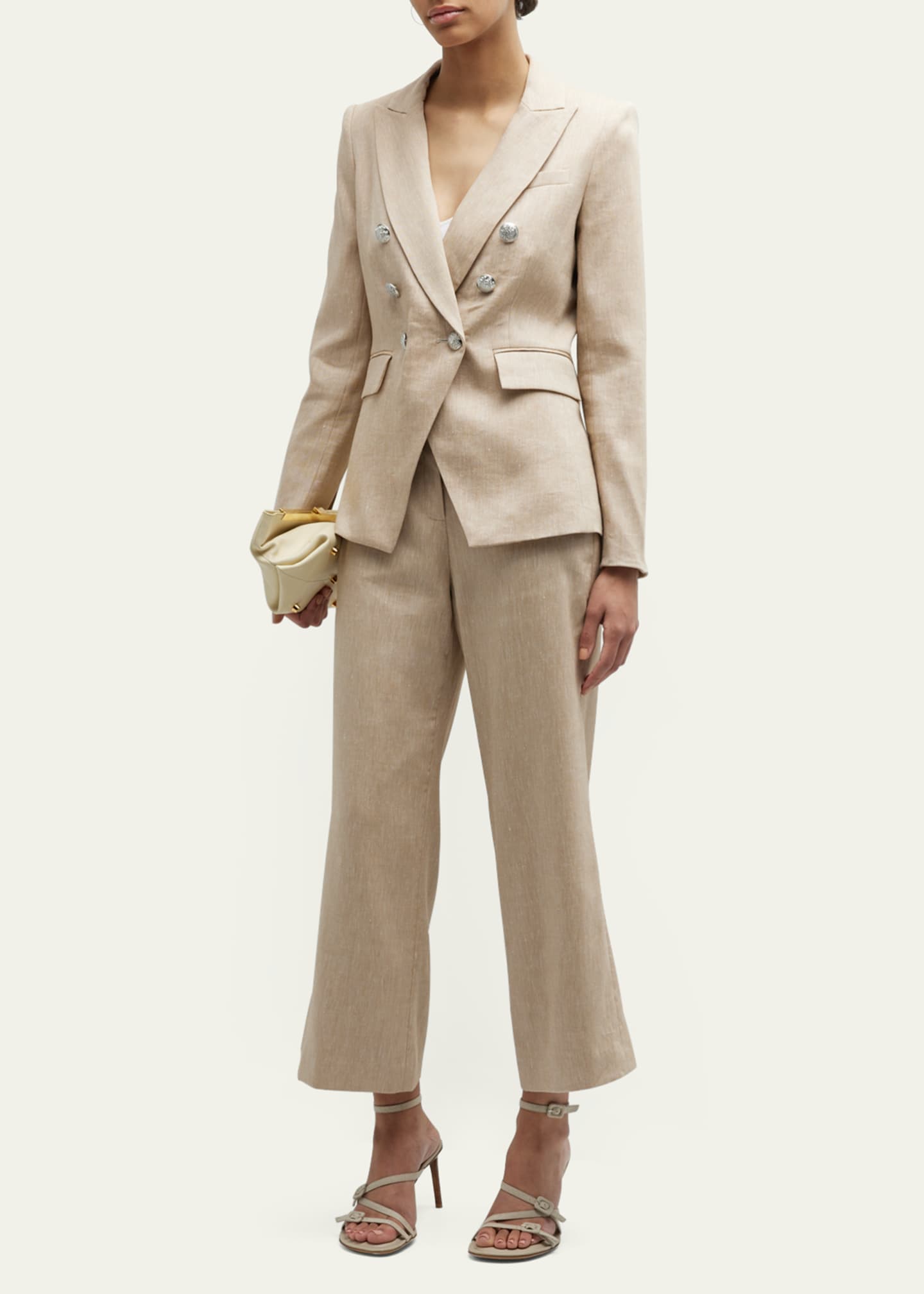 Veronica Beard Miller Linen Dickey Jacket Image 2 of 5
