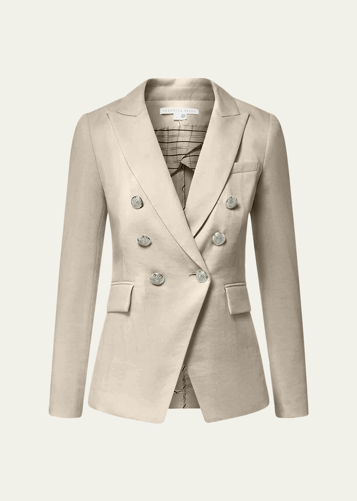 Veronica Beard Miller Linen Dickey Jacket Image 1 of 5