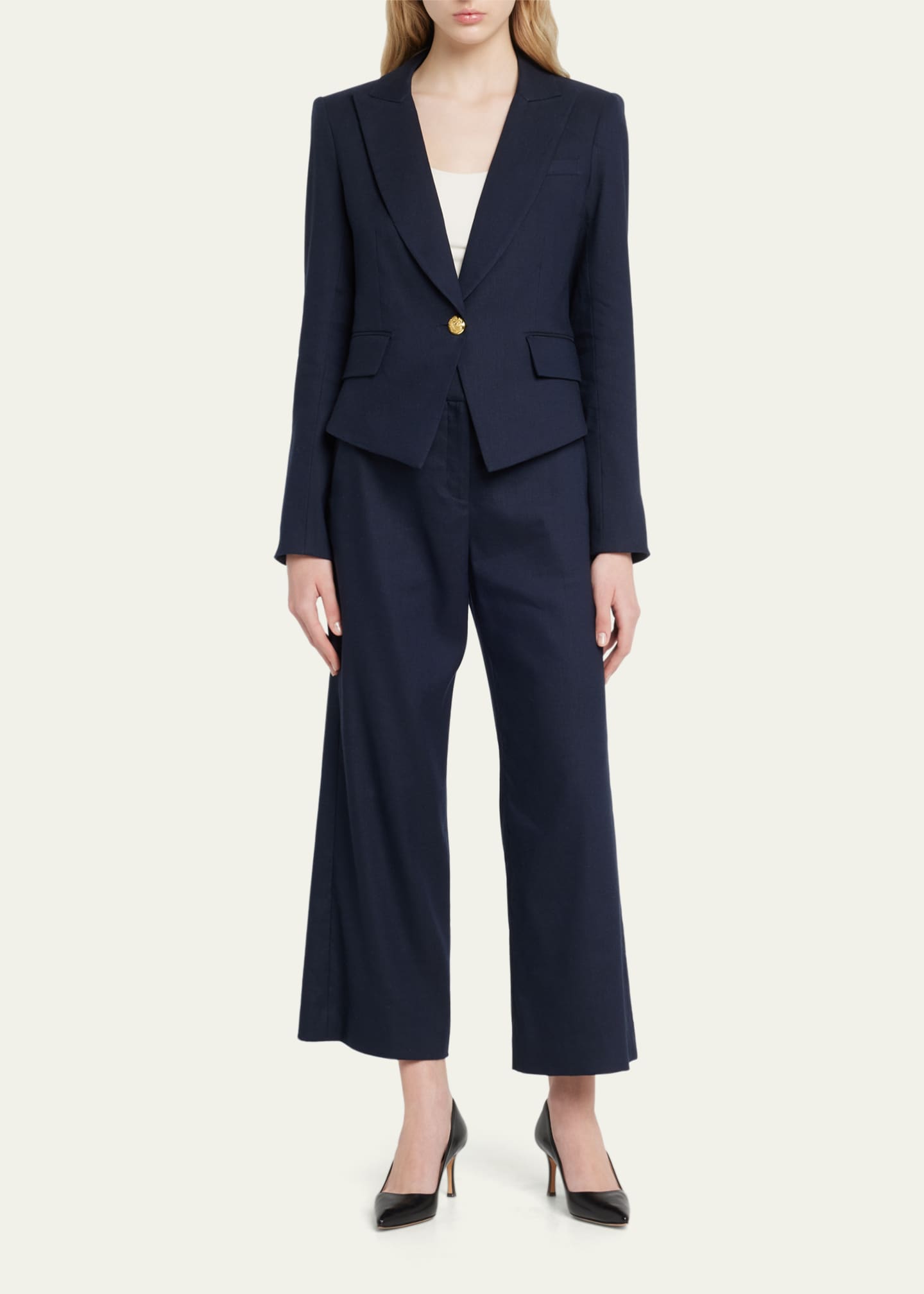 Veronica Beard Hosanna Linen Dickey Jacket Image 2 of 5