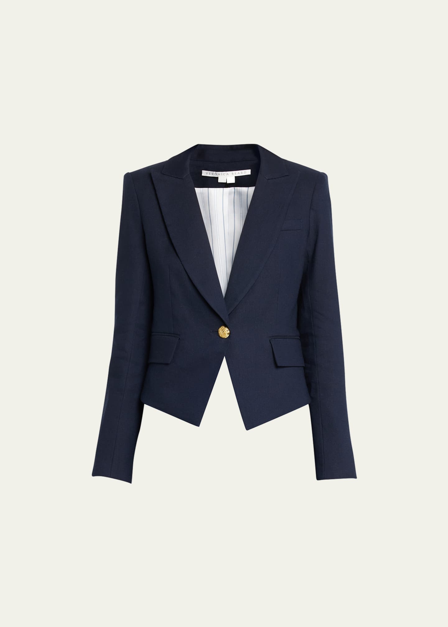 Veronica Beard Hosanna Linen Dickey Jacket Image 1 of 5