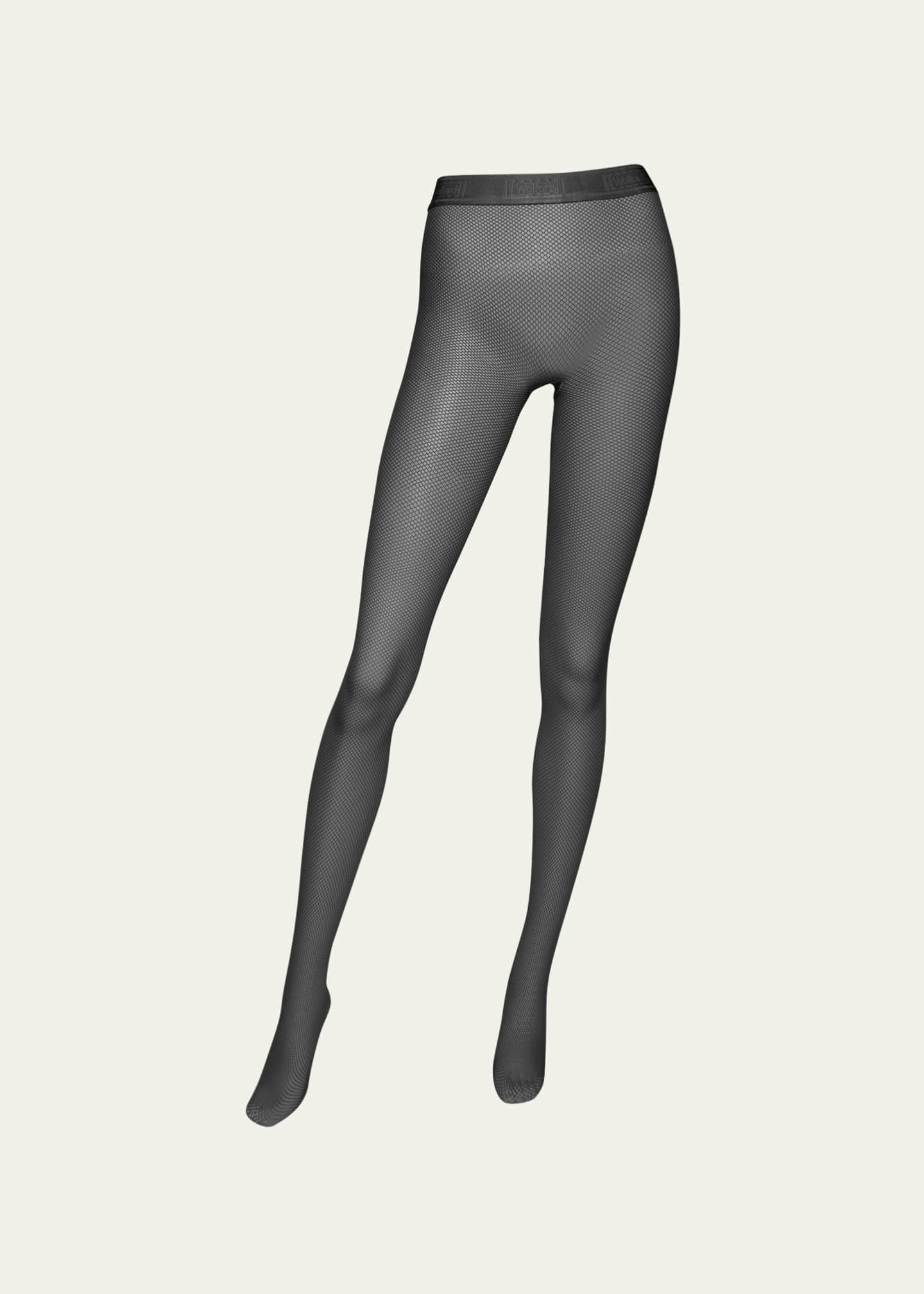 Wolford Geometric Stretch Tulle Tights - Bergdorf Goodman