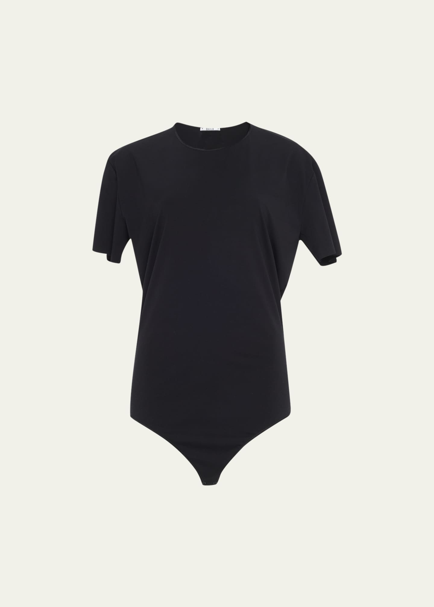 Wolford Aurora Short-Sleeve Crewneck Bodysuit - Bergdorf Goodman