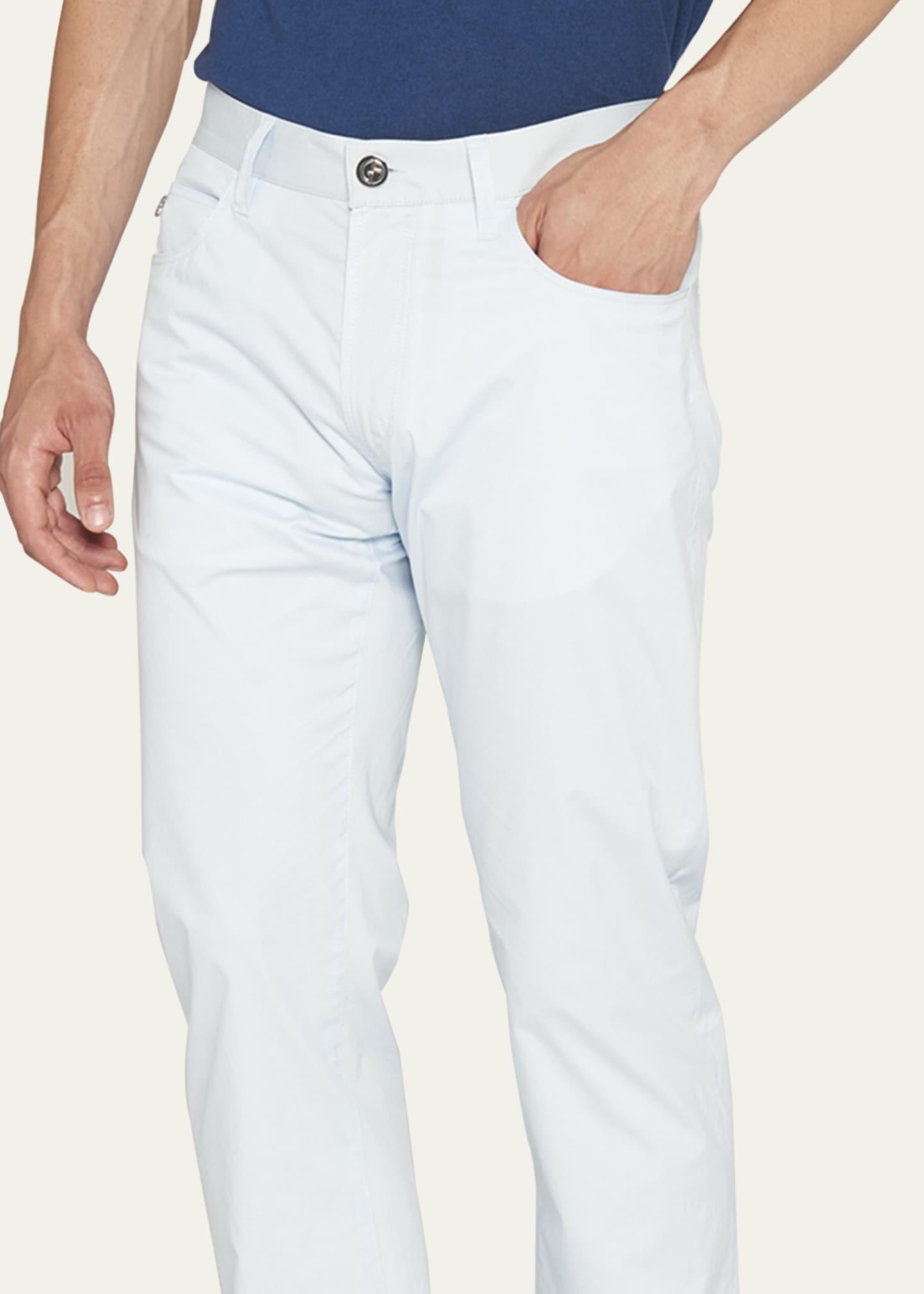 Giorgio Armani Men's Stretch 5-Pocket Pants - Bergdorf Goodman