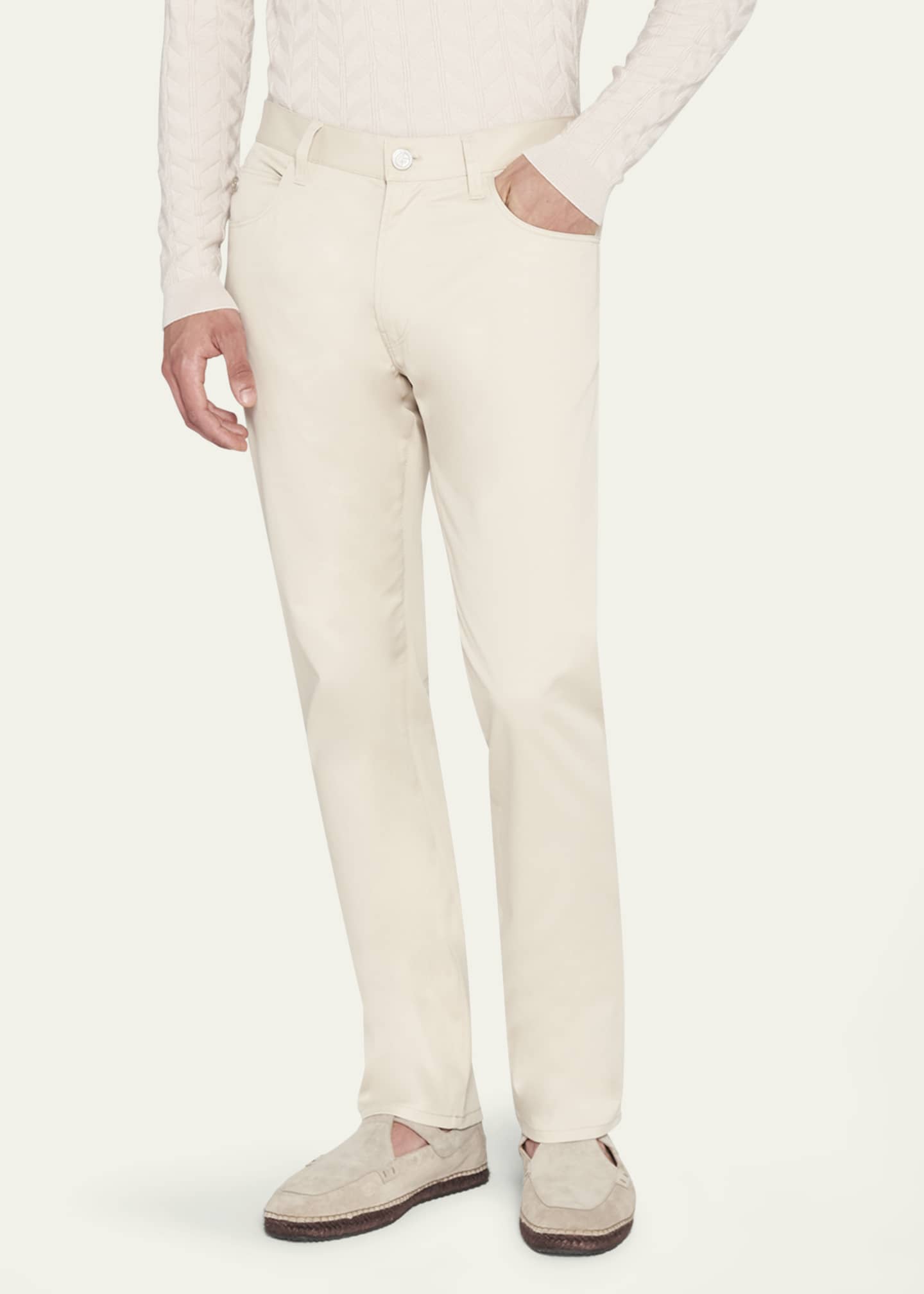 Giorgio Armani Men's Stretch 5-Pocket Pants - Bergdorf Goodman