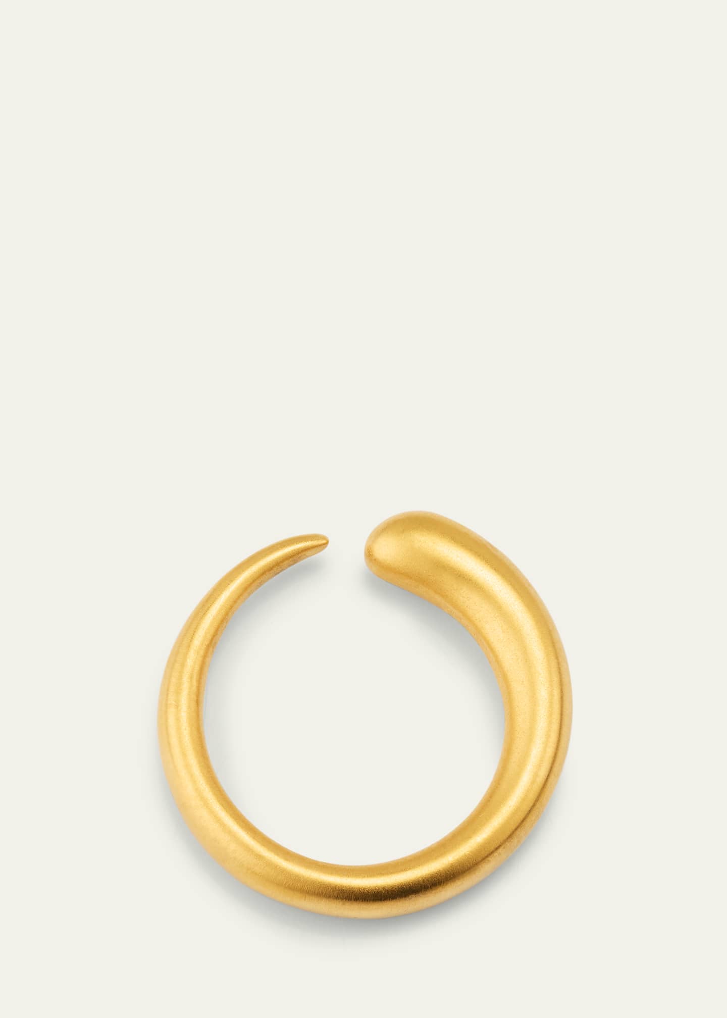 KHIRY Khartoum Stacking Ring in Nude Matte 18K Gold Vermeil Image 4 of 4