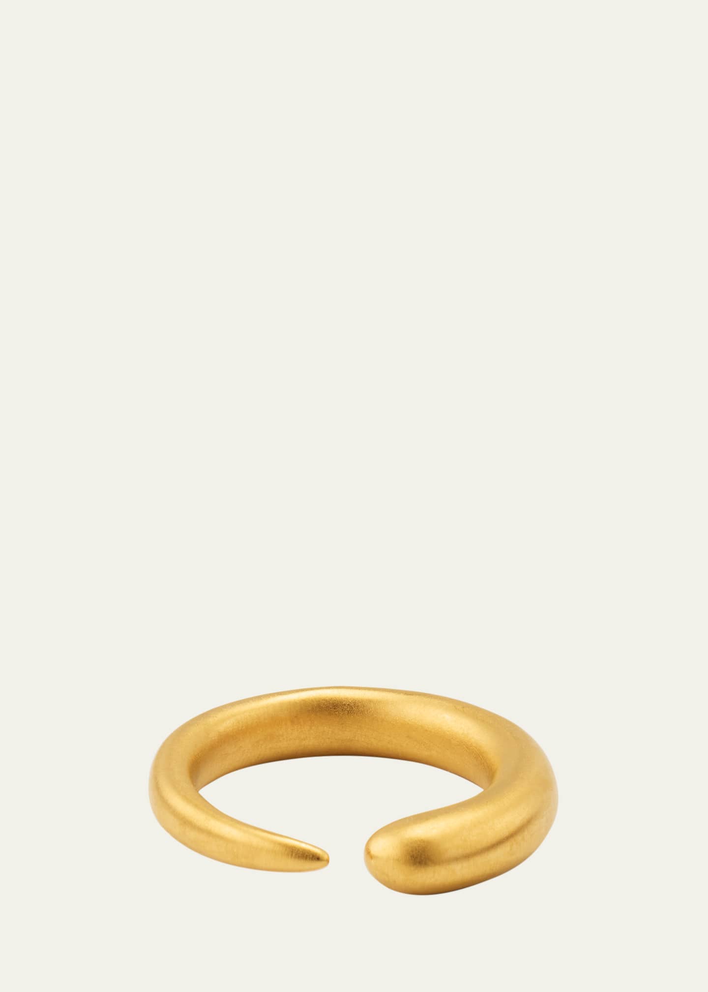 KHIRY Khartoum Stacking Ring in Nude Matte 18K Gold Vermeil Image 1 of 4
