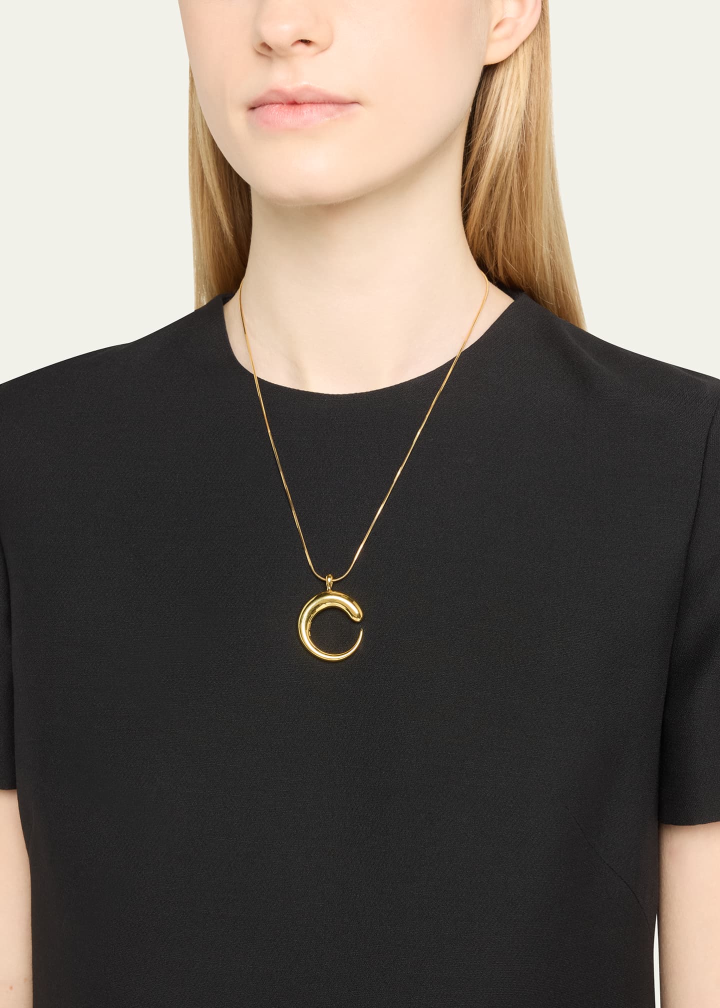 KHIRY Khartoum II Pendant in Nude Polished 18K Gold Vermeil Image 2 of 4