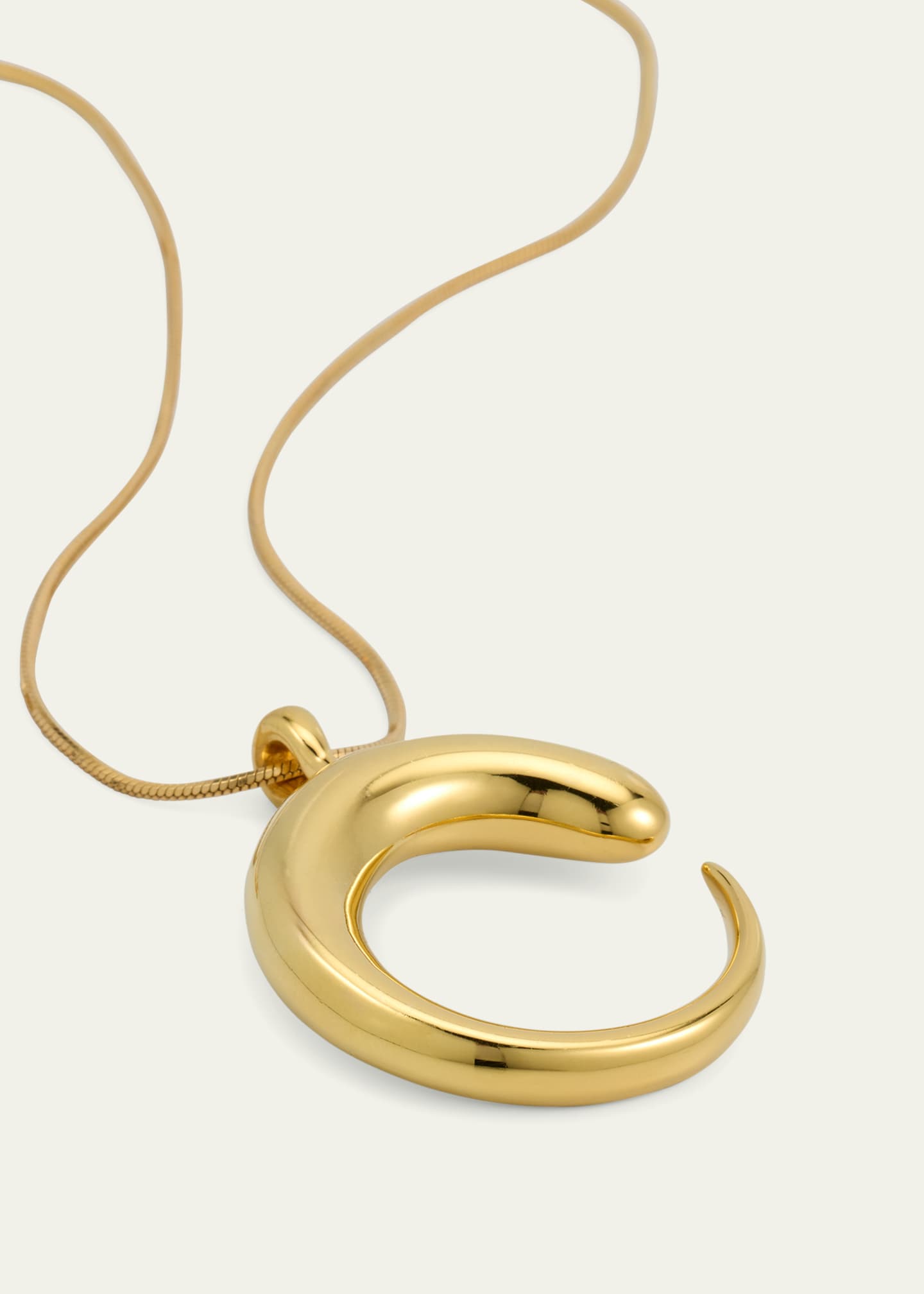 KHIRY Khartoum II Pendant in Nude Polished 18K Gold Vermeil Image 3 of 4
