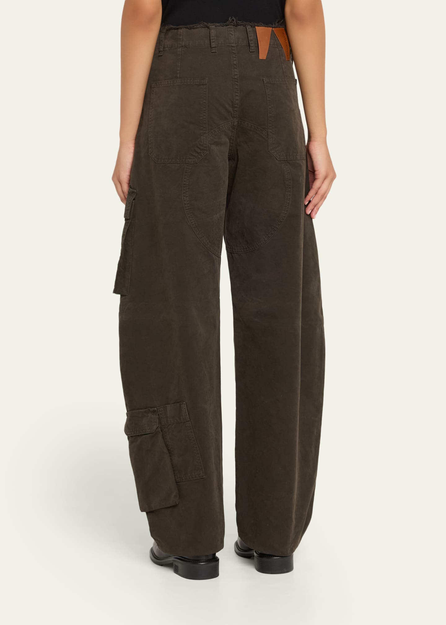 Rosalind Wide-Leg Baggy Cargo Jeans