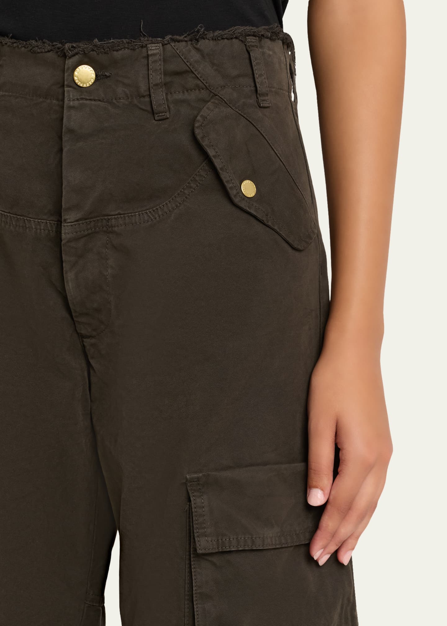 Rosalind Wide-Leg Baggy Cargo Jeans