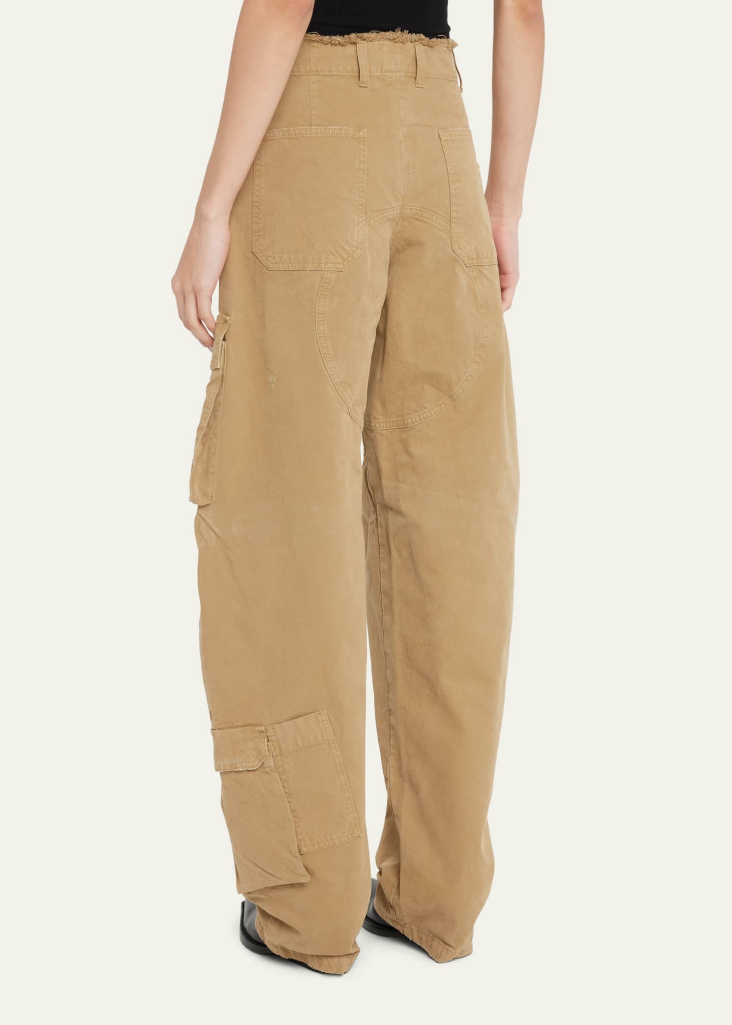 DARKPARK Rosalind Wide-Leg Baggy Cargo Jeans Image 3 of 5