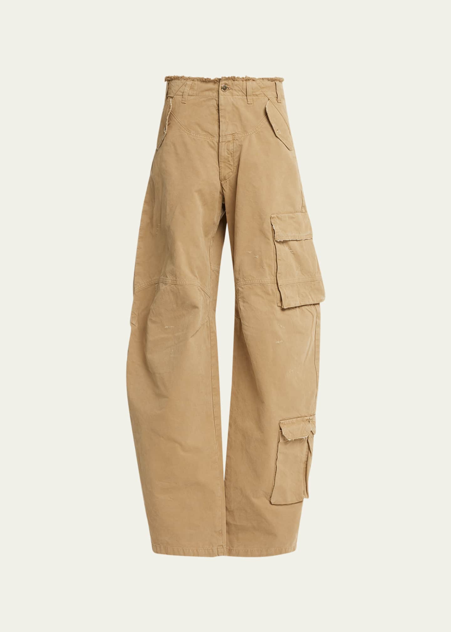 DARKPARK Rosalind Wide-Leg Baggy Cargo Jeans - Bergdorf Goodman