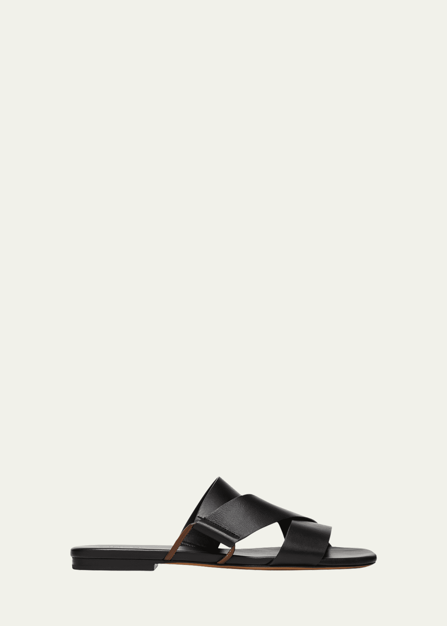 Asymmetrical slide cheap sandals