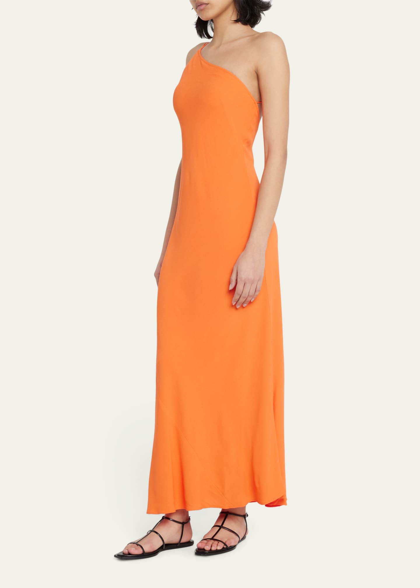 Three Graces London Shalom One-Shoulder Maxi Dress Image 4 of 5