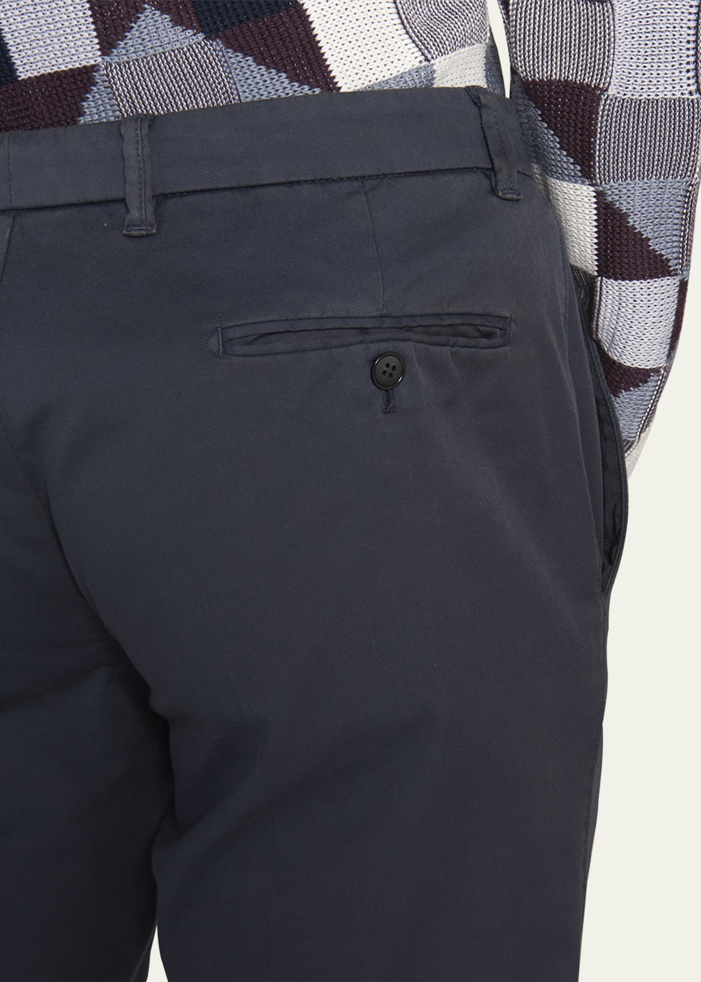 Giorgio Armani Men's Cotton-Stretch Straight Leg Pants - Bergdorf