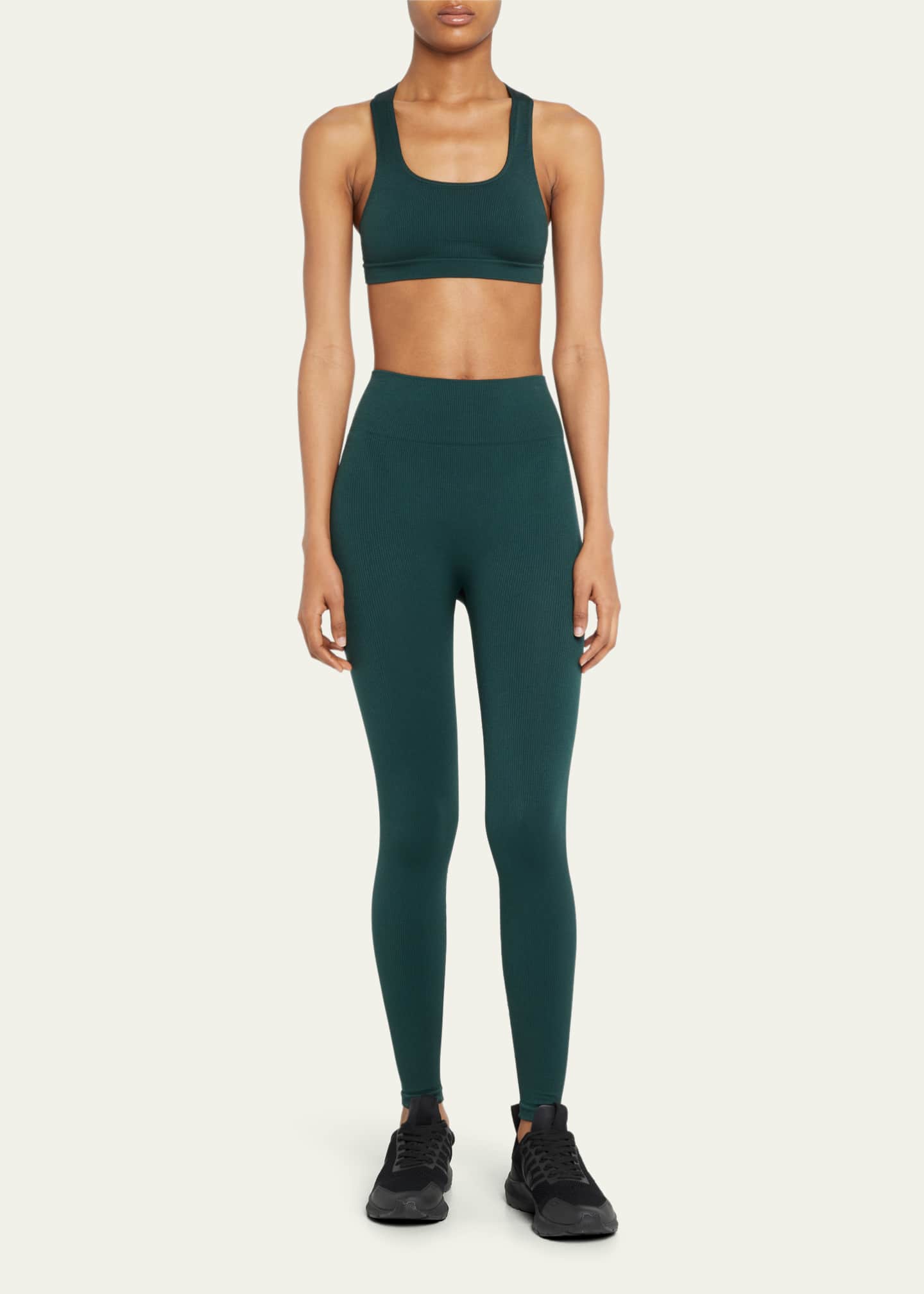 PRISM London Ribbed Awaken 7/8 Leggings Bergdorf Goodman